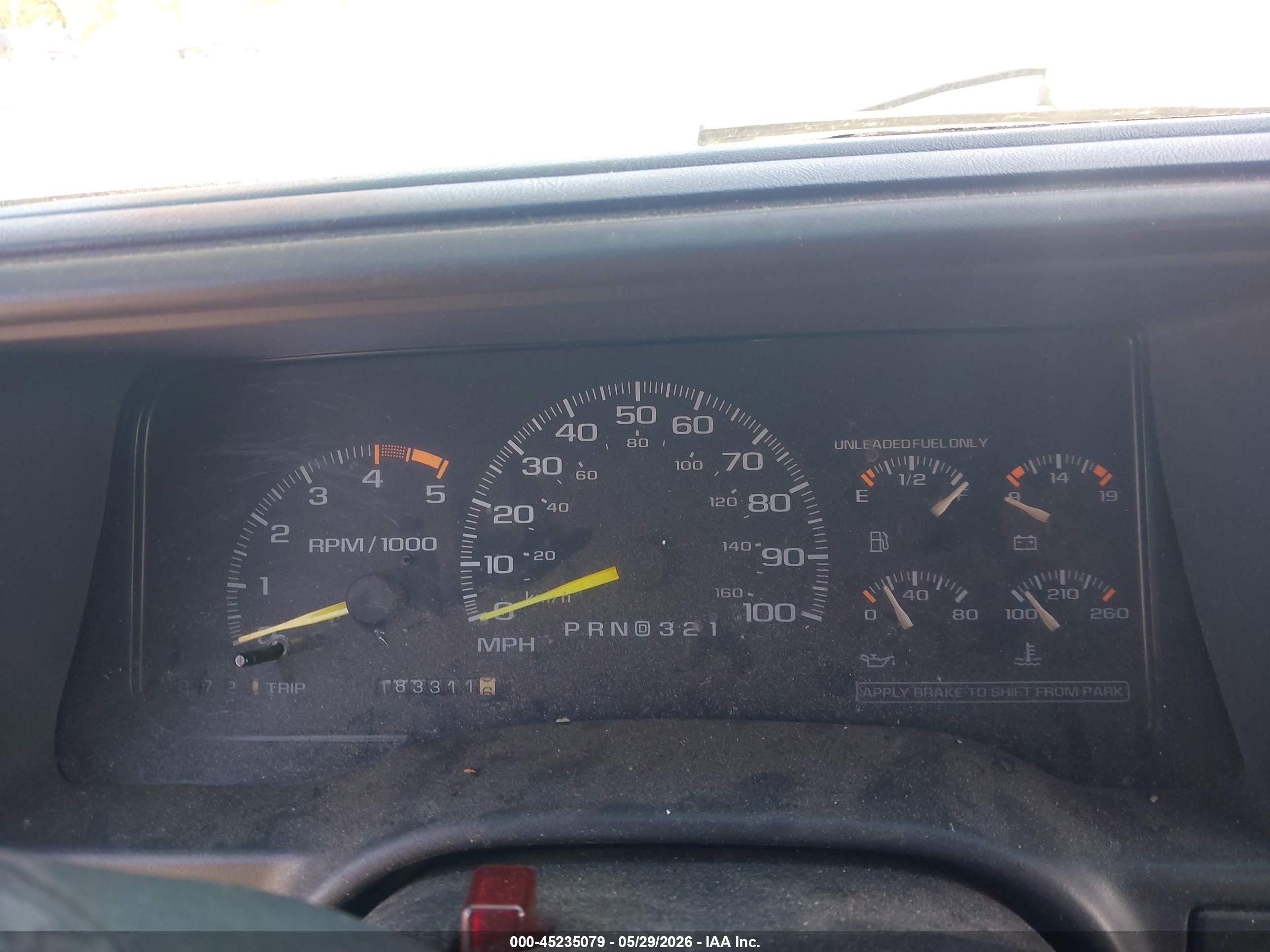1995 Gmc Sierra K1500 Blue vin: 2GTEK19K9S1551593