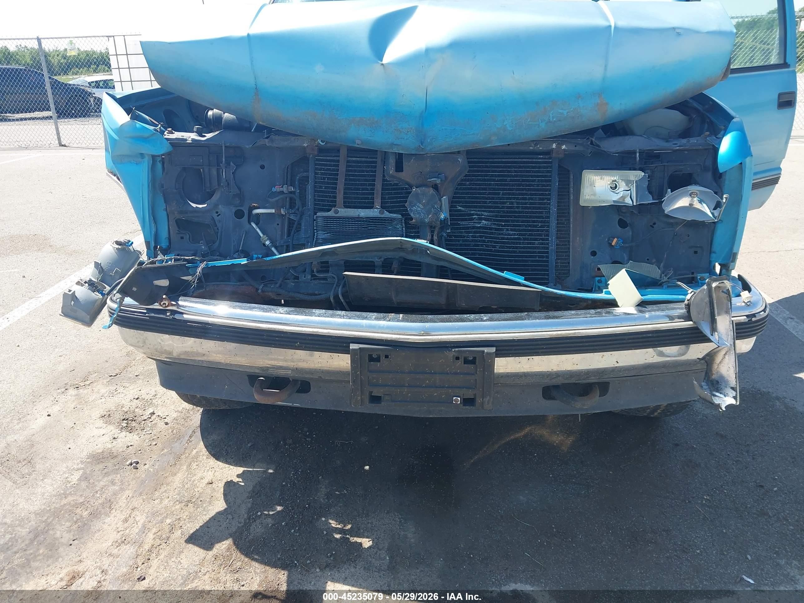 1995 Gmc Sierra K1500 Blue vin: 2GTEK19K9S1551593