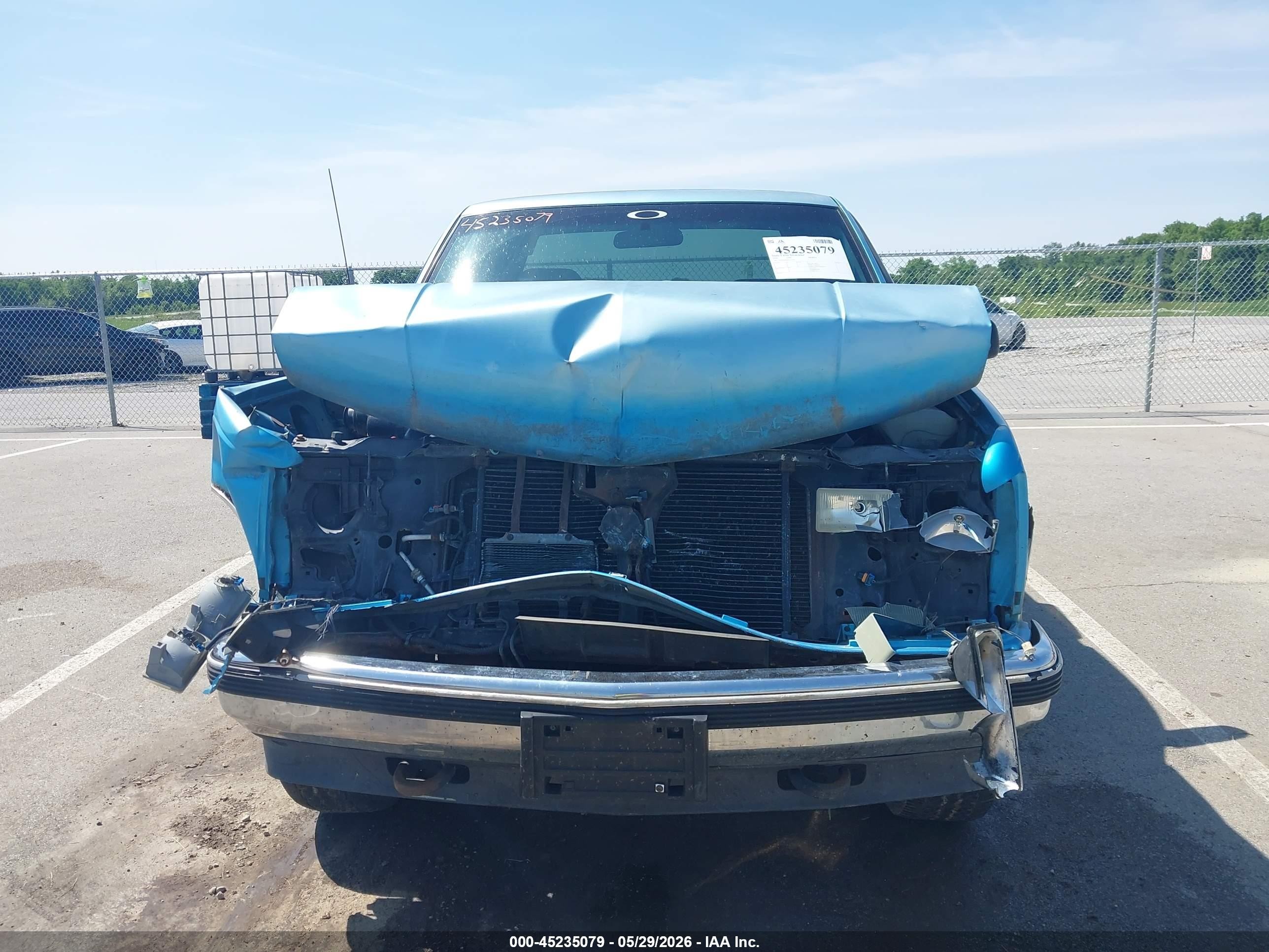 1995 Gmc Sierra K1500 Blue vin: 2GTEK19K9S1551593