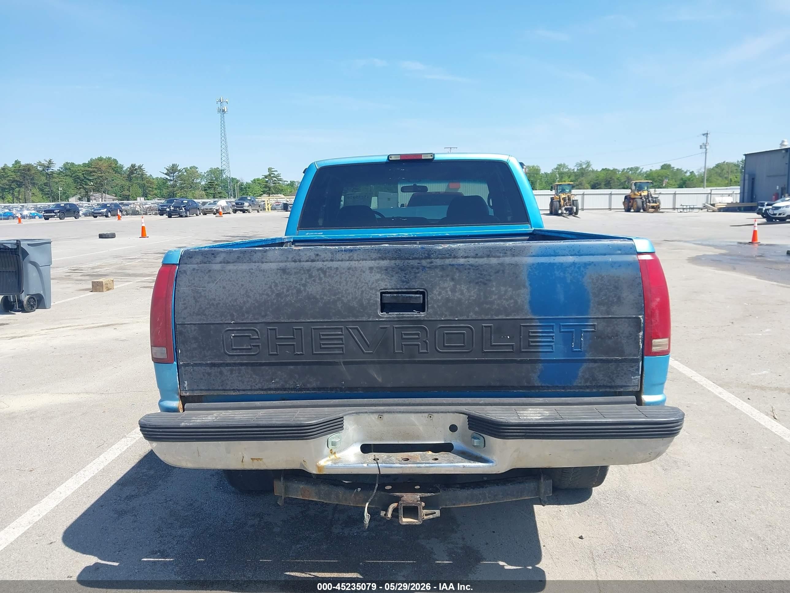 1995 Gmc Sierra K1500 Blue vin: 2GTEK19K9S1551593