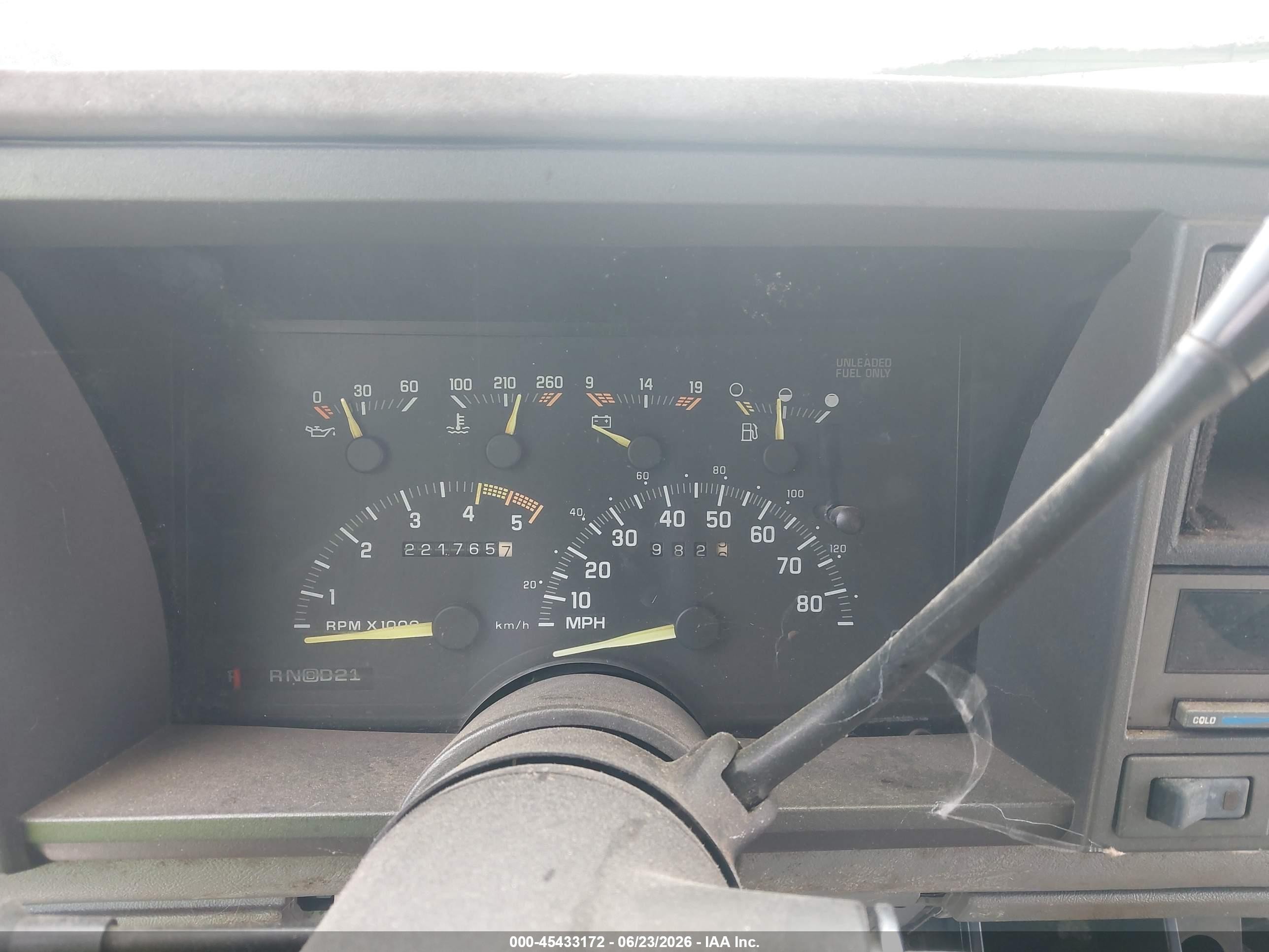 1993 Gmc Sierra K1500 Blue vin: 2GTEK19KXP1544269