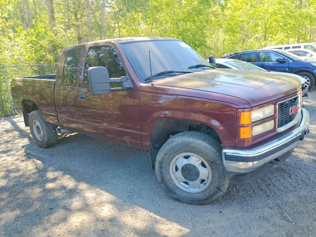 1997 Gmc Sierra K1500 Burgundy vin: 2GTEK19M1V1565672
