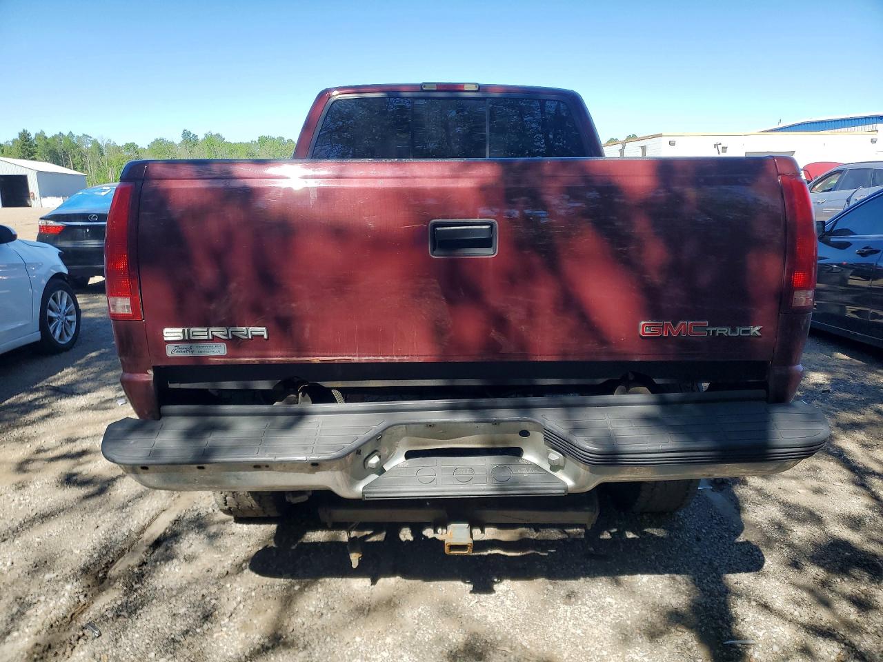 1997 Gmc Sierra K1500 Burgundy vin: 2GTEK19M1V1565672