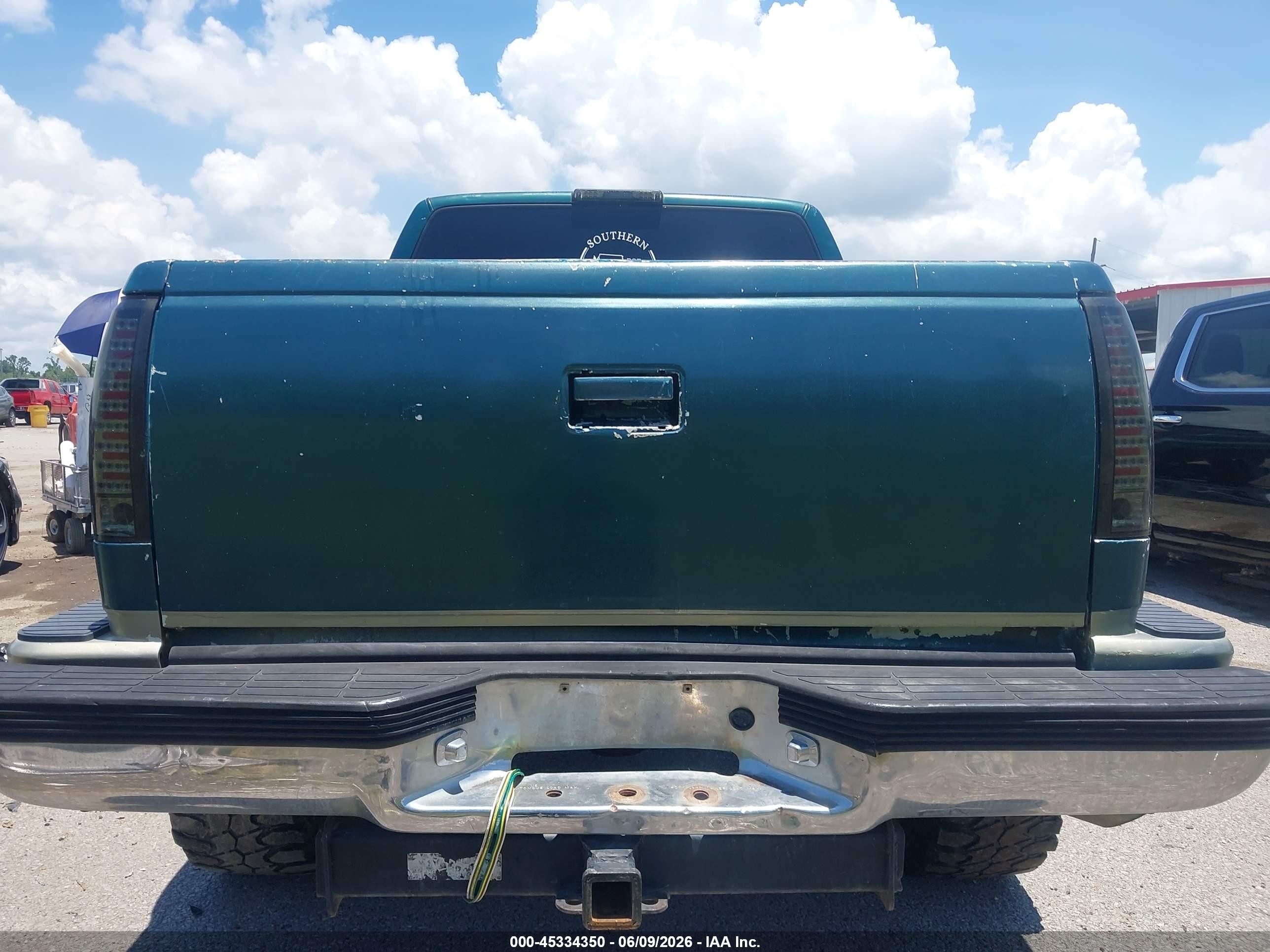 1998 Gmc Sierra 1500 Sl Wideside Green vin: 2GTEK19R0W1529436