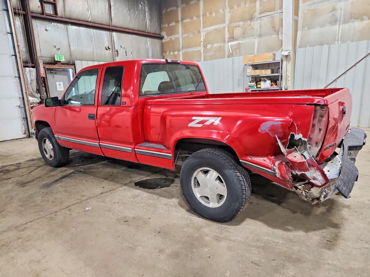 1996 Gmc Sierra K1500 Red vin: 2GTEK19R1T1548993