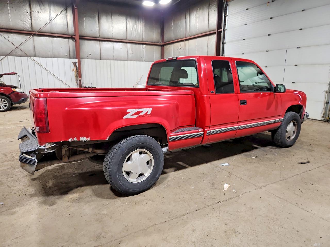1996 Gmc Sierra K1500 Red vin: 2GTEK19R1T1548993