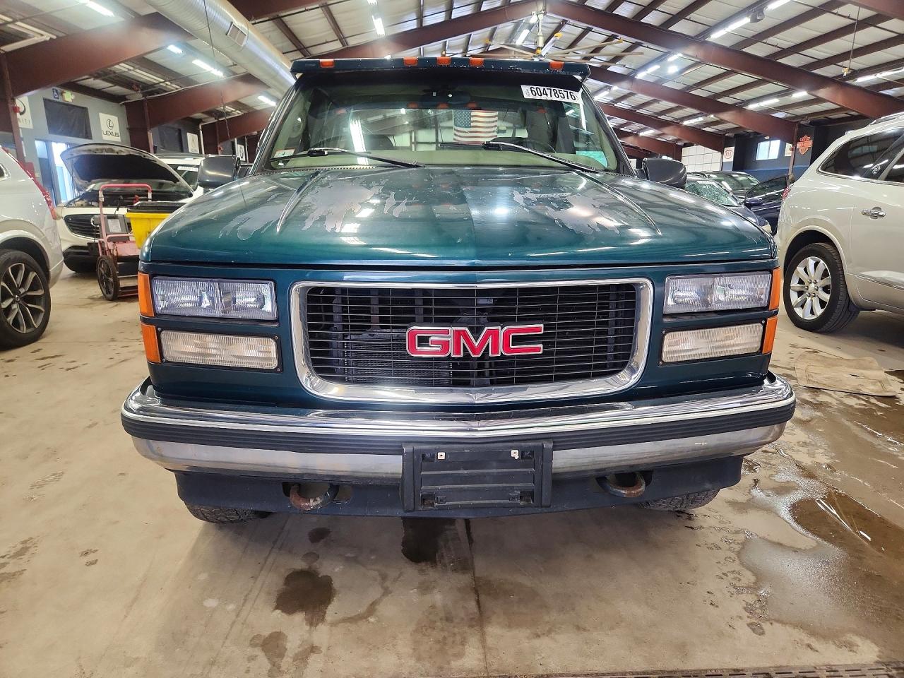 1997 Gmc Sierra K1500 Green vin: 2GTEK19R1V1566400
