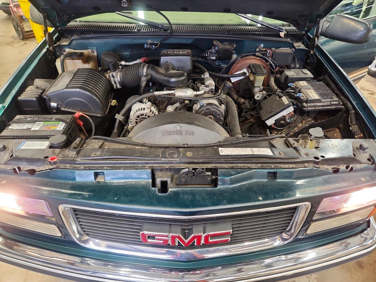 1997 Gmc Sierra K1500 Green vin: 2GTEK19R1V1566400