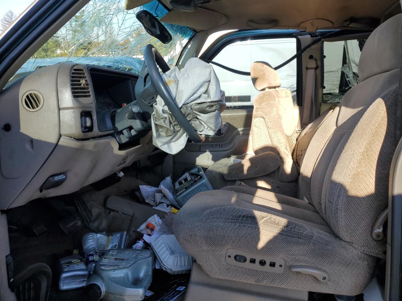 1997 Gmc Sierra K1500 Green vin: 2GTEK19R2V1524267