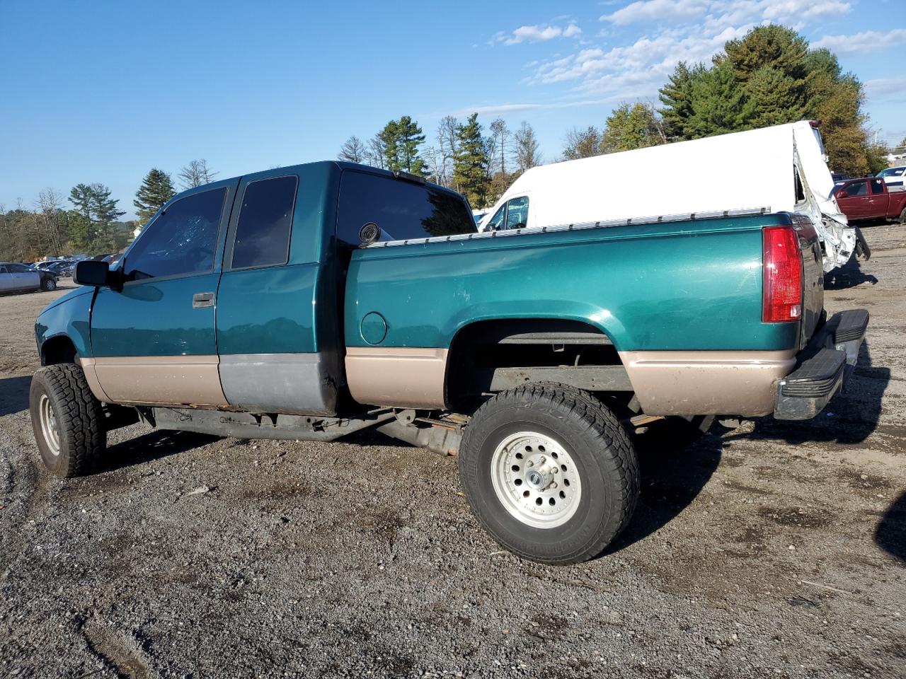 1997 Gmc Sierra K1500 Green vin: 2GTEK19R2V1524267