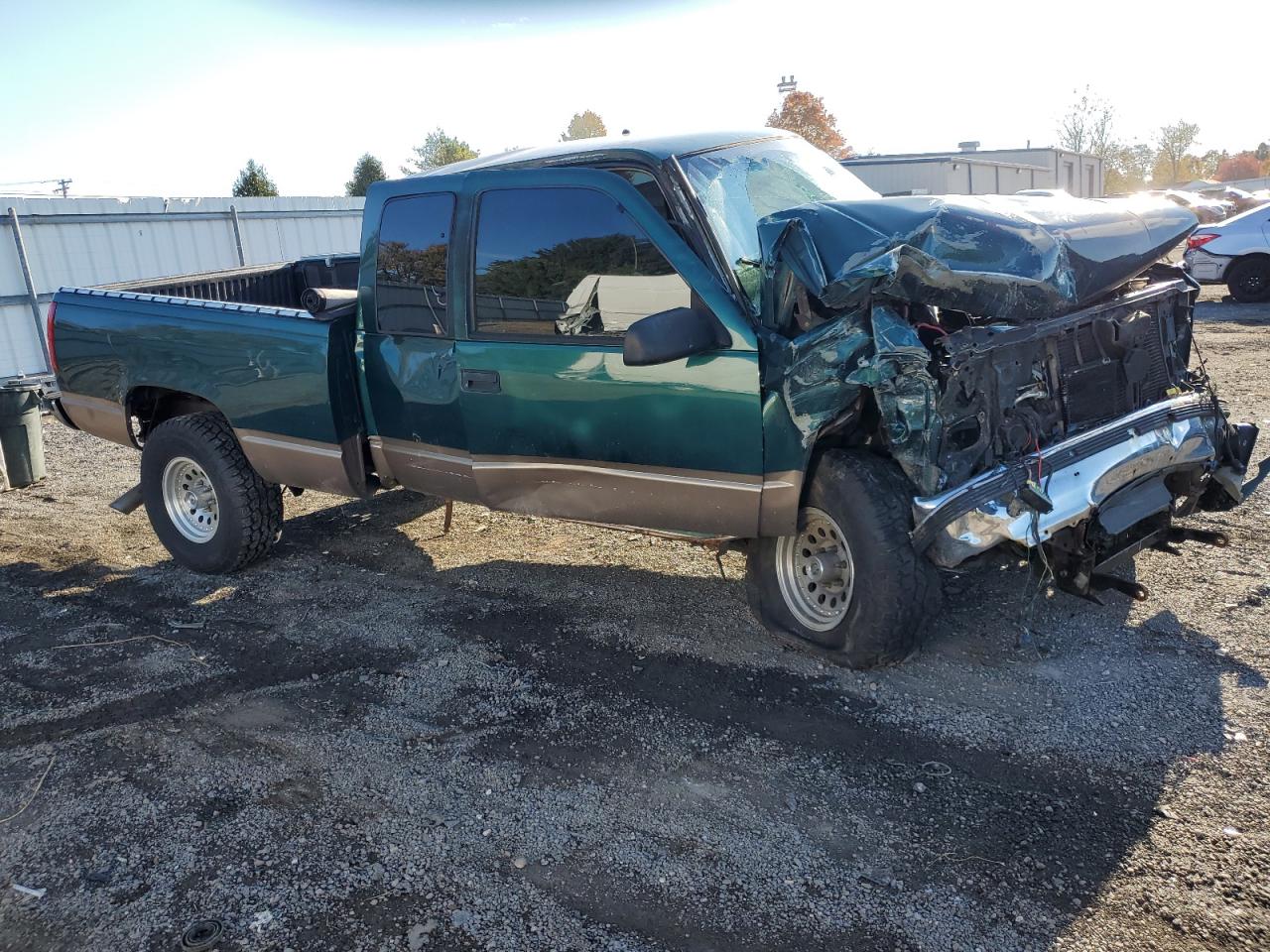 1997 Gmc Sierra K1500 Green vin: 2GTEK19R2V1524267