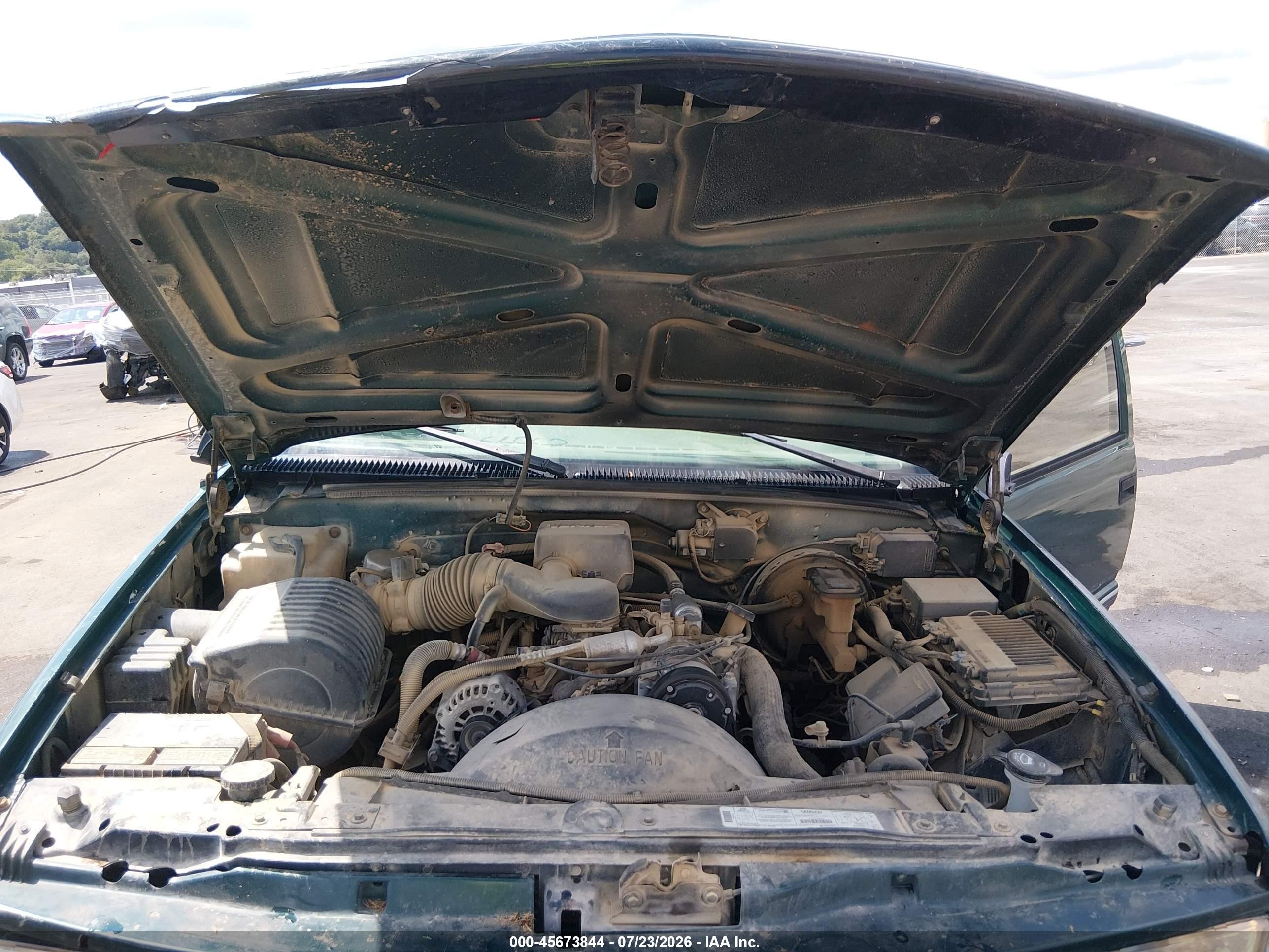 1998 Gmc Sierra 1500 Sl Wideside Green vin: 2GTEK19R2W1513304