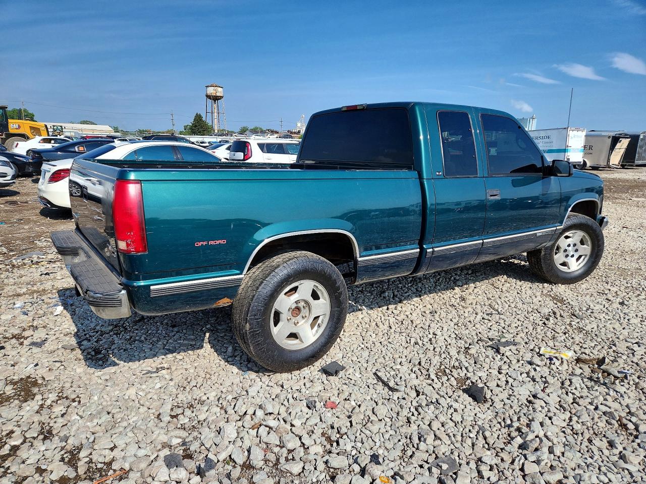 1998 Gmc Sierra K1500 Green vin: 2GTEK19R6W1527769