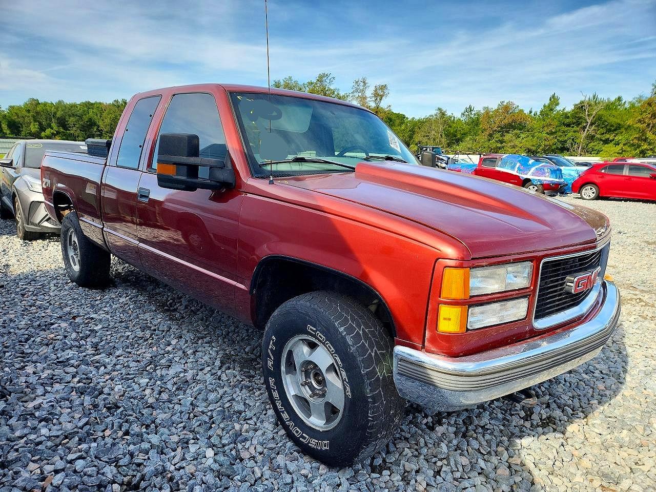 1998 Gmc Sierra K1500 Бордовый vin: 2GTEK19R7W1527084