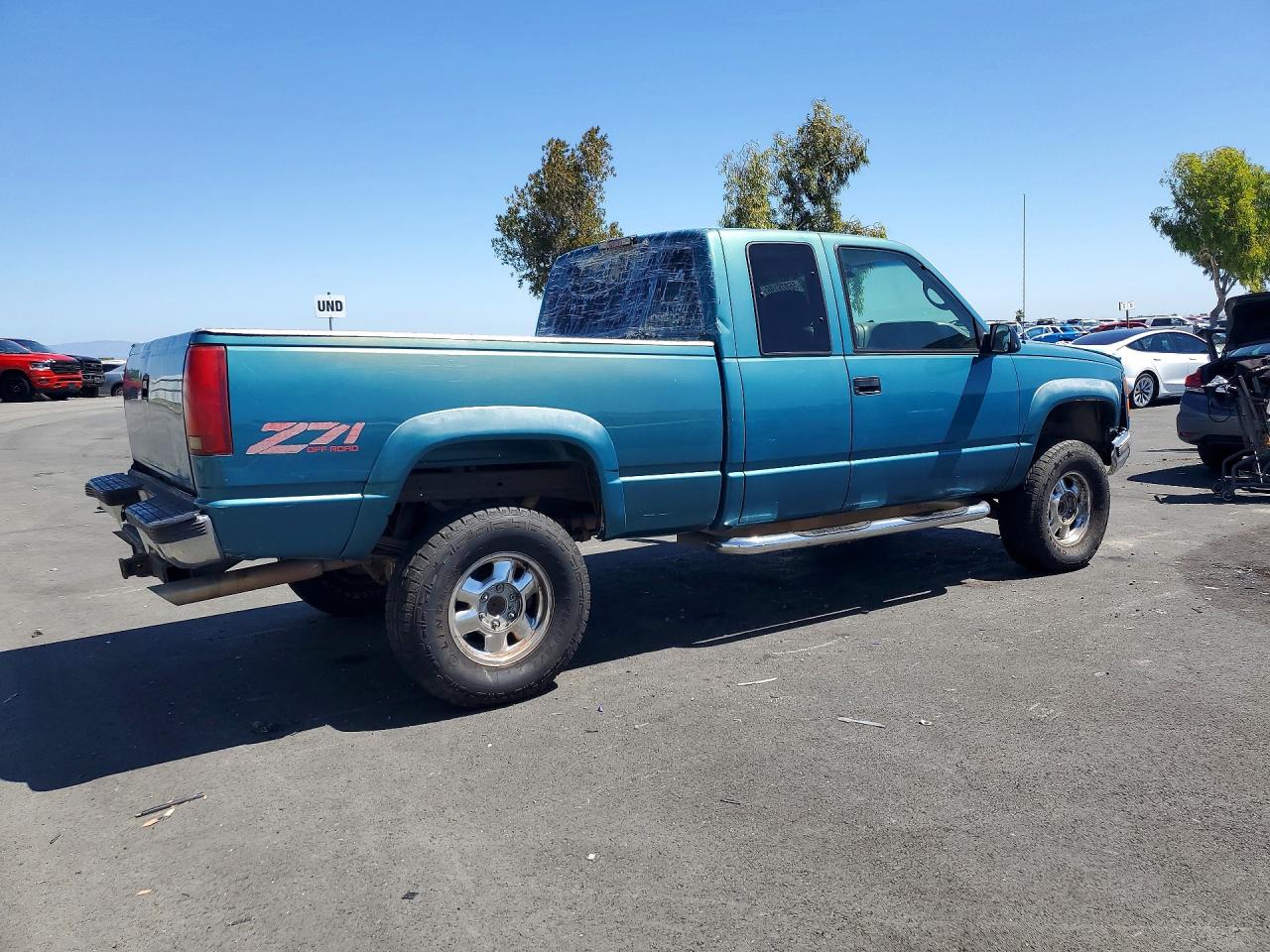 1998 Gmc Sierra K1500 Teal vin: 2GTEK19R8W1523013