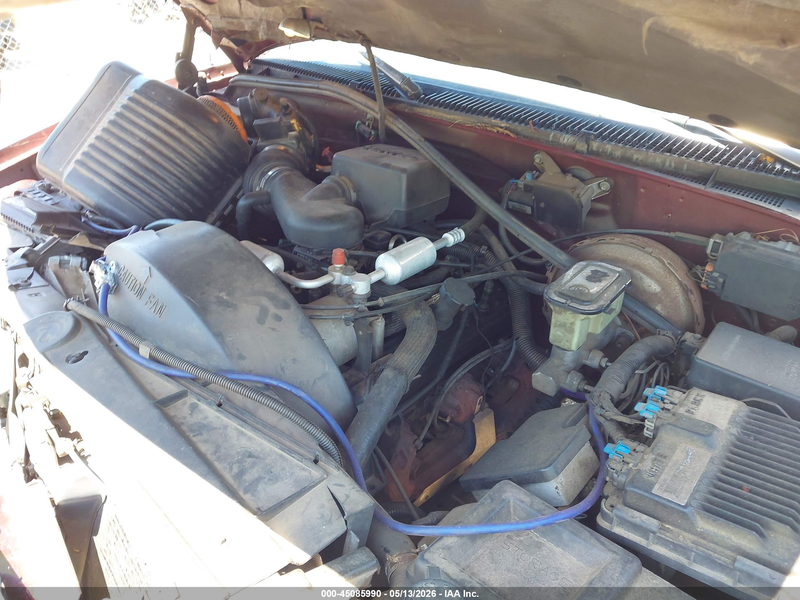1997 Gmc Sierra 1500 Sl Wideside Темно-бордовый vin: 2GTEK19R9V1510933