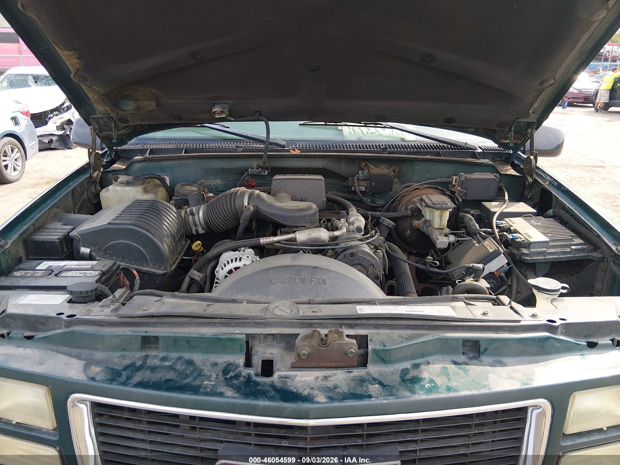 1998 Gmc Sierra 1500 Sl Wideside Green vin: 2GTEK19RXW1507668