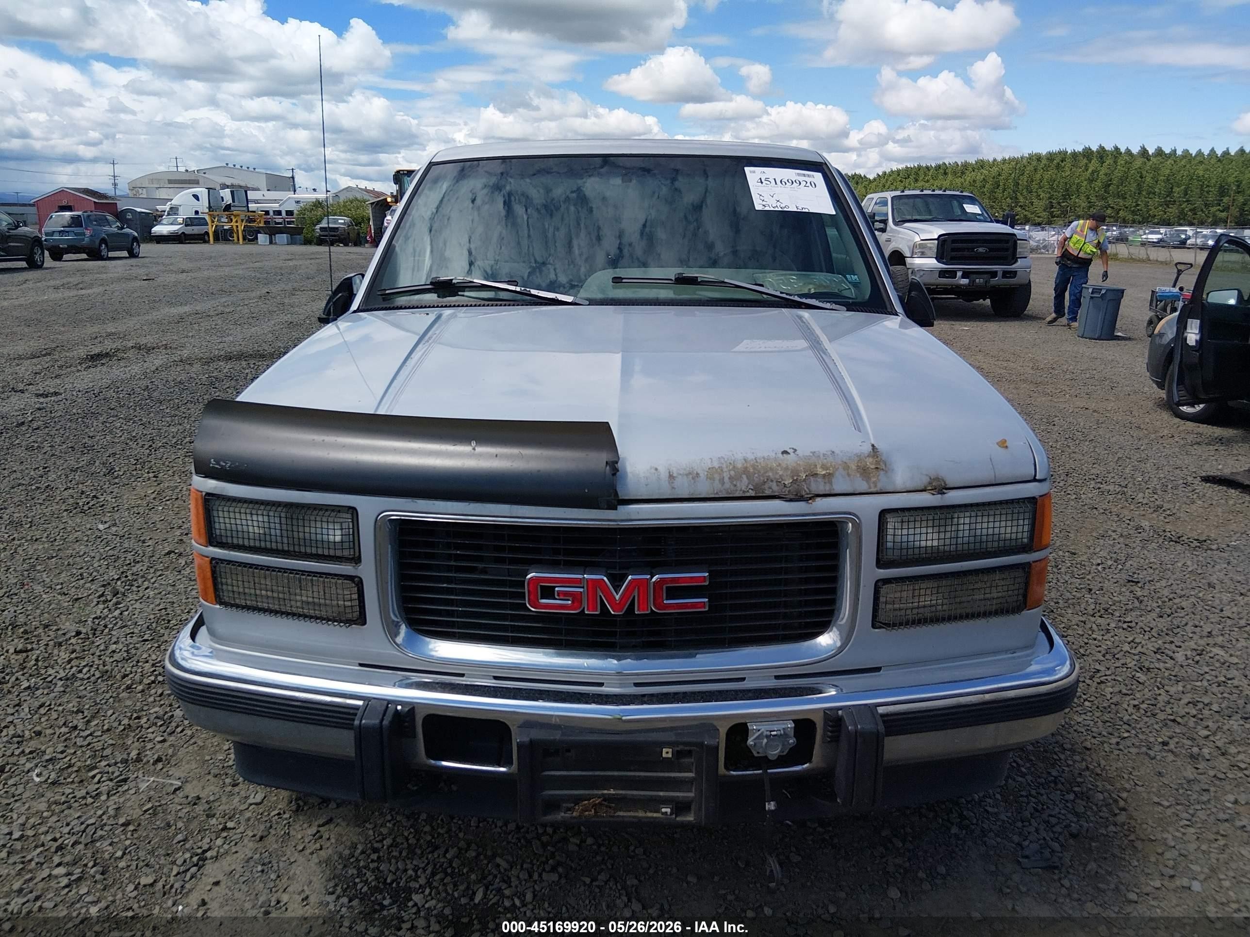 1996 Gmc Sierra K1500 Silver vin: 2GTEK19S2T1507971