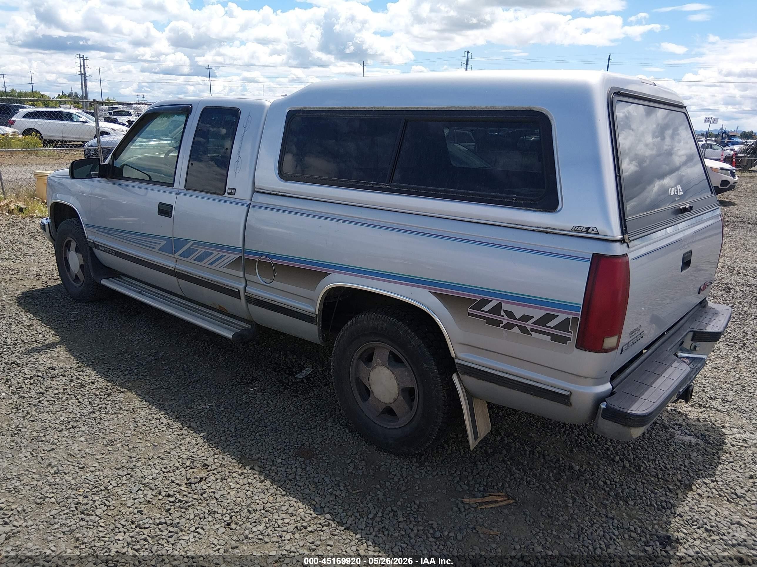 1996 Gmc Sierra K1500 Silver vin: 2GTEK19S2T1507971