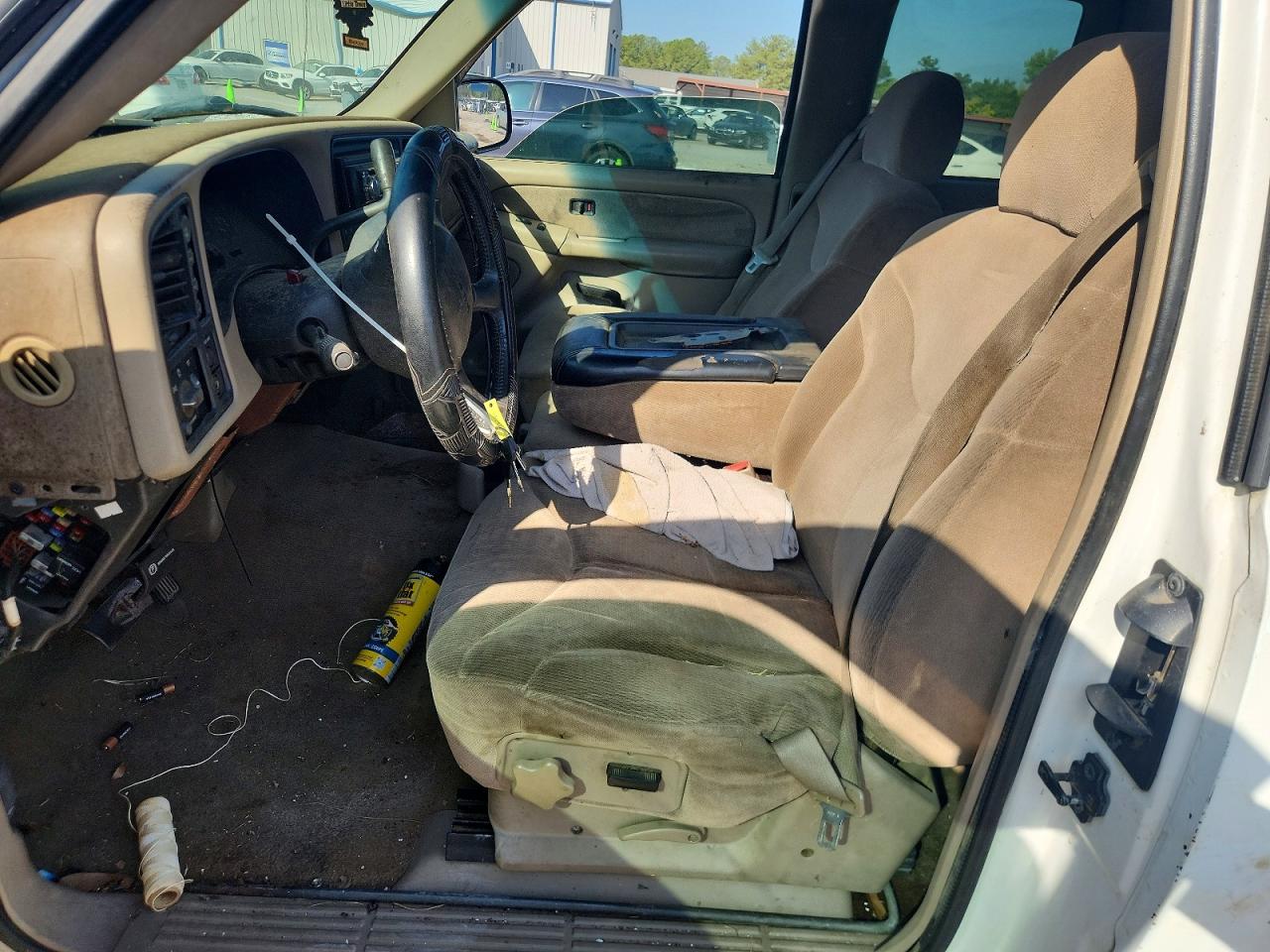 2002 Gmc New Sierra K1500 White vin: 2GTEK19T021343417
