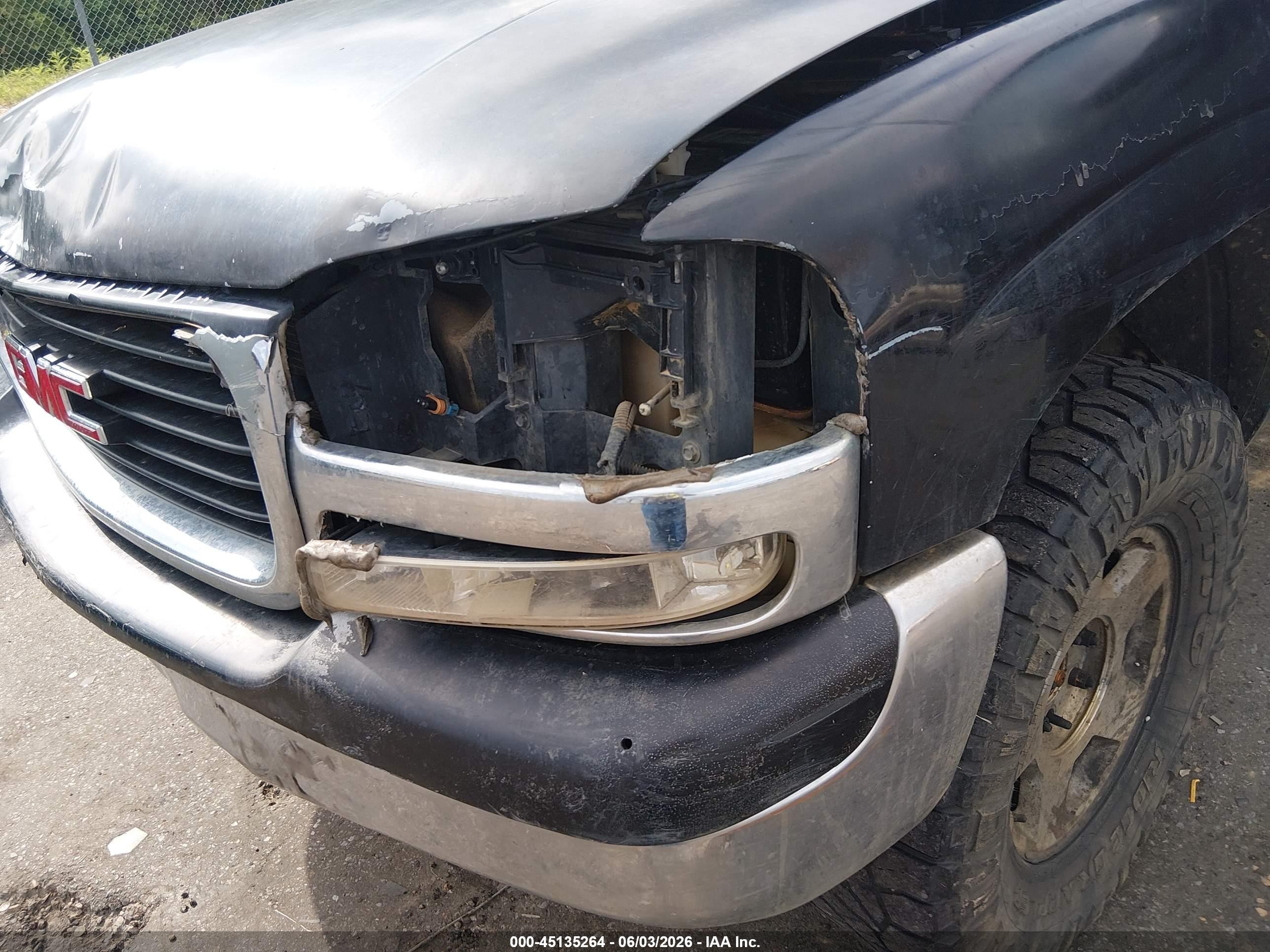 2001 Gmc Sierra 1500 Sle Black vin: 2GTEK19T111209238