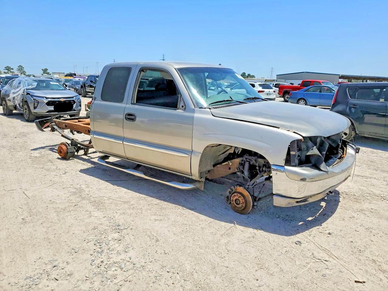 2001 Gmc New Sierra K1500 Silver vin: 2GTEK19T111401615