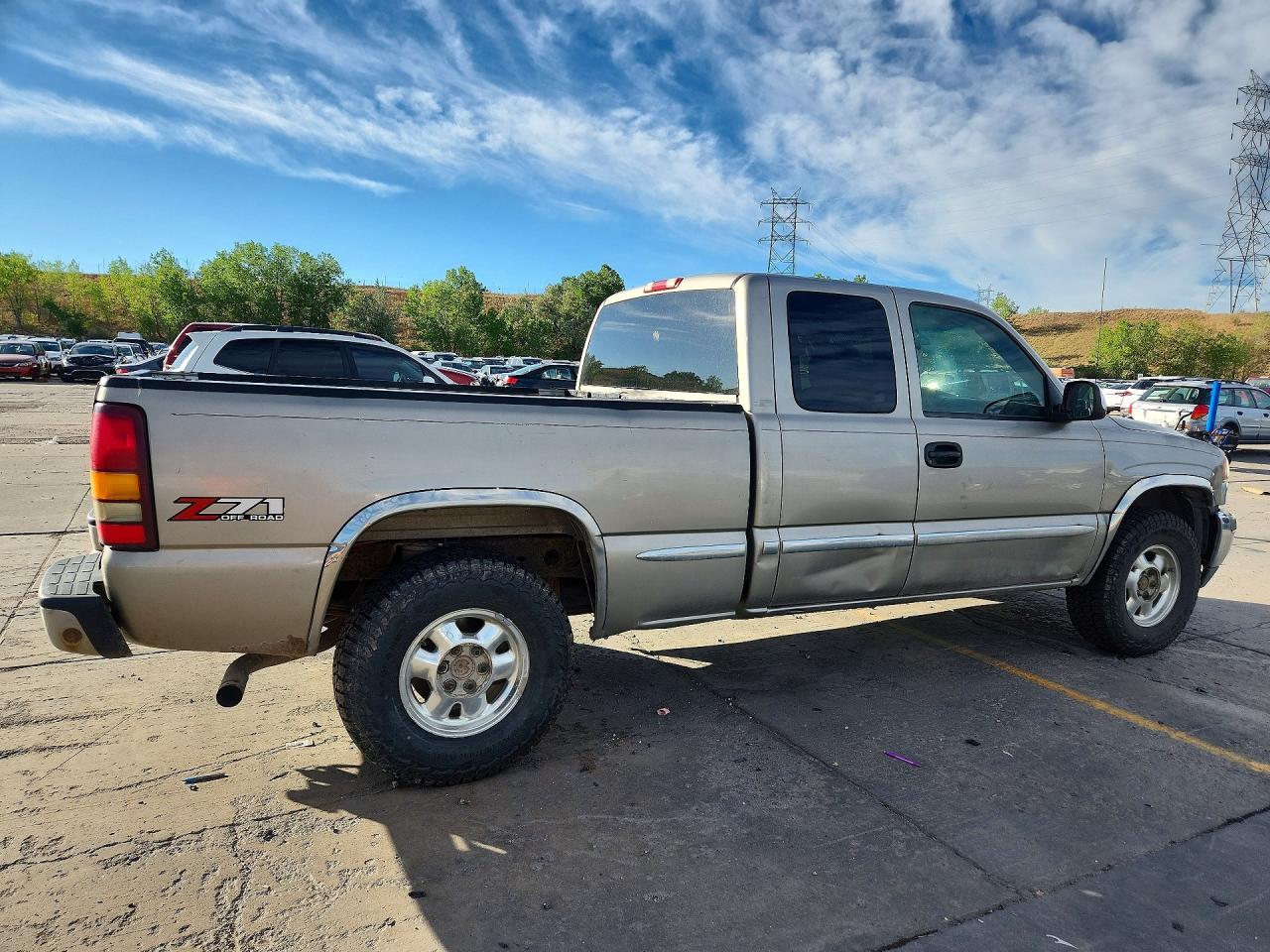 2002 Gmc New Sierra K1500 Желто-коричневый vin: 2GTEK19T121425446