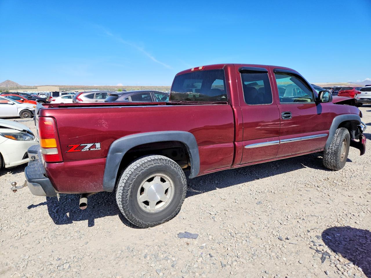 2003 Gmc New Sierra K1500 Burgundy vin: 2GTEK19T131366481