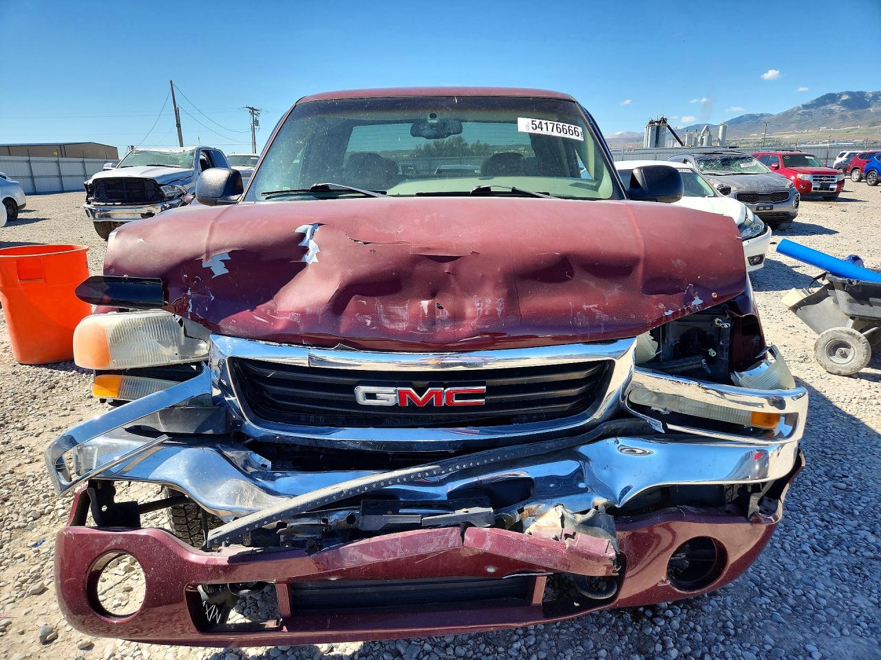 2003 Gmc New Sierra K1500 Burgundy vin: 2GTEK19T131366481