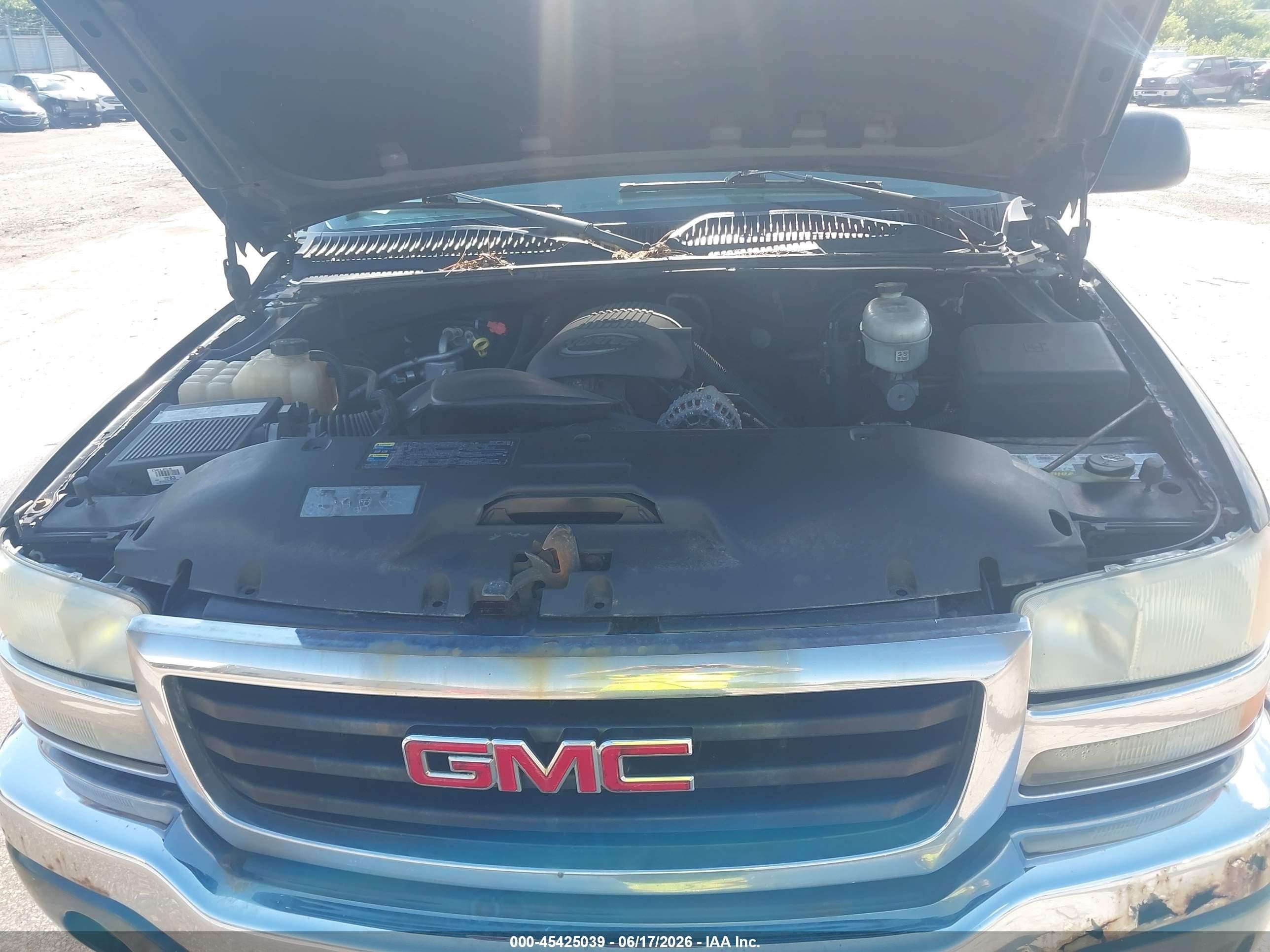 2004 Gmc Sierra 1500 Sle Серый vin: 2GTEK19T141294568