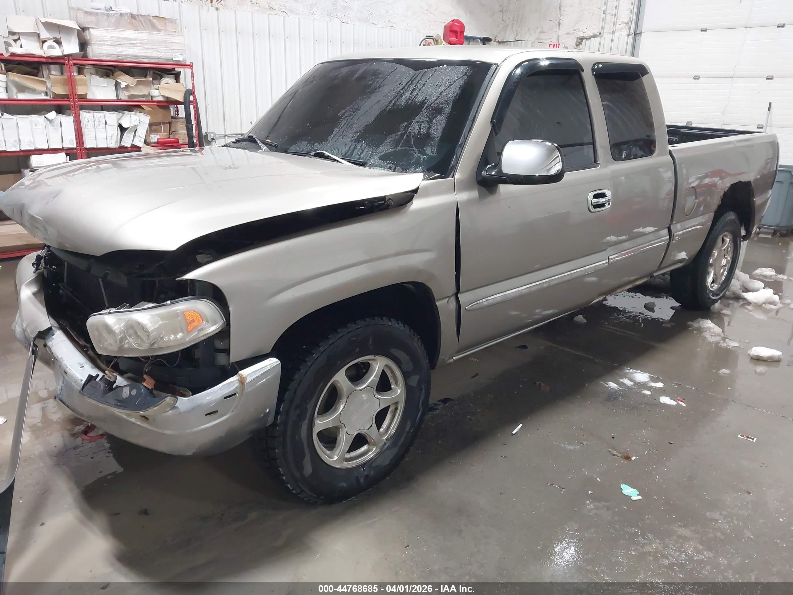 1999 Gmc Sierra 1500 Sle Gray vin: 2GTEK19T1X1505319