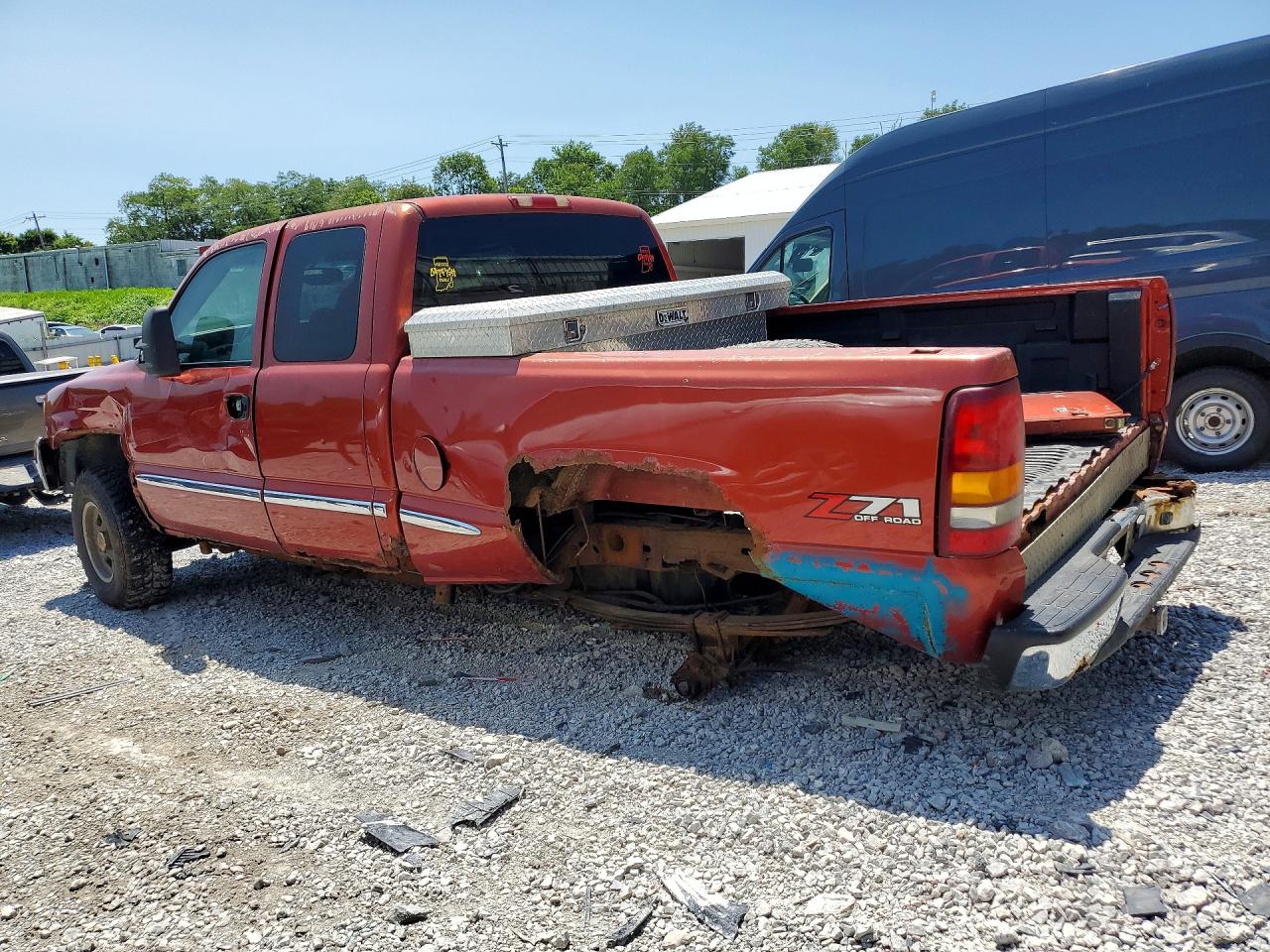 2001 Gmc New Sierra K1500 Orange vin: 2GTEK19T211225643