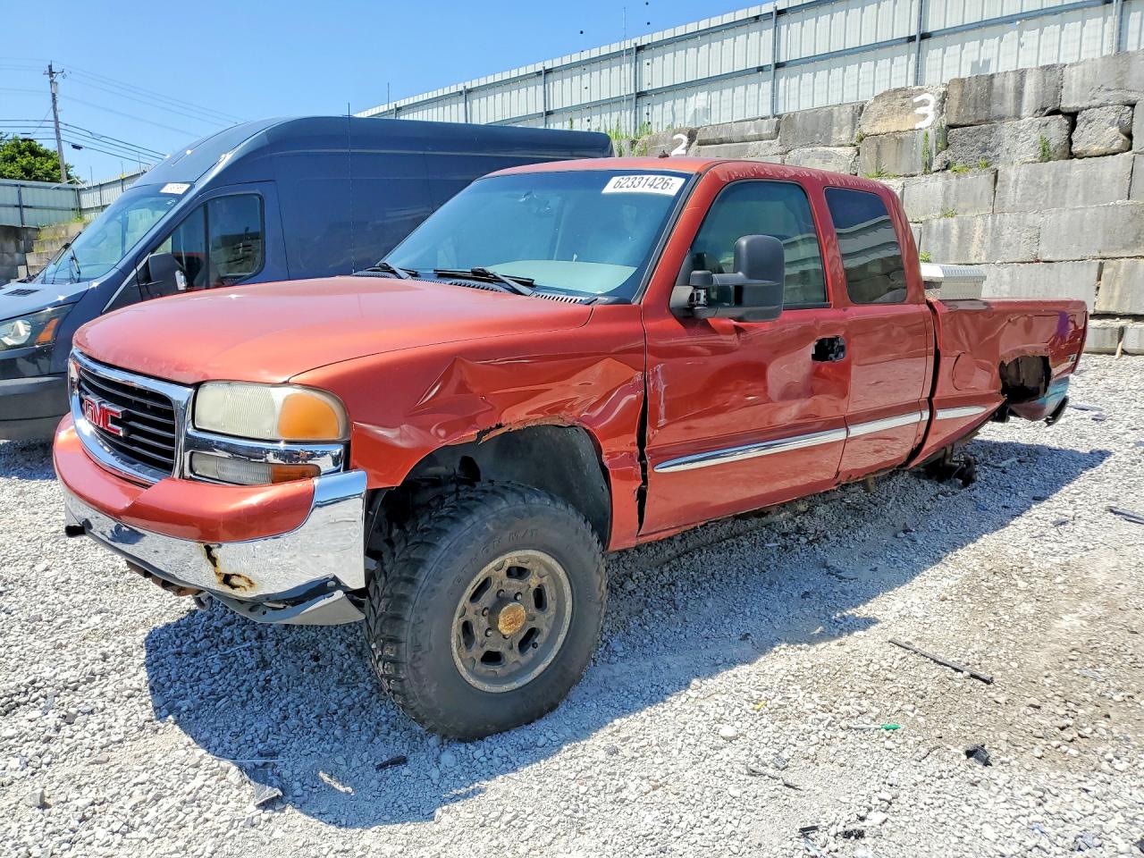 2001 Gmc New Sierra K1500 Orange vin: 2GTEK19T211225643
