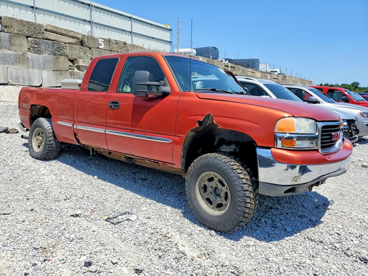 2001 Gmc New Sierra K1500 Orange vin: 2GTEK19T211225643