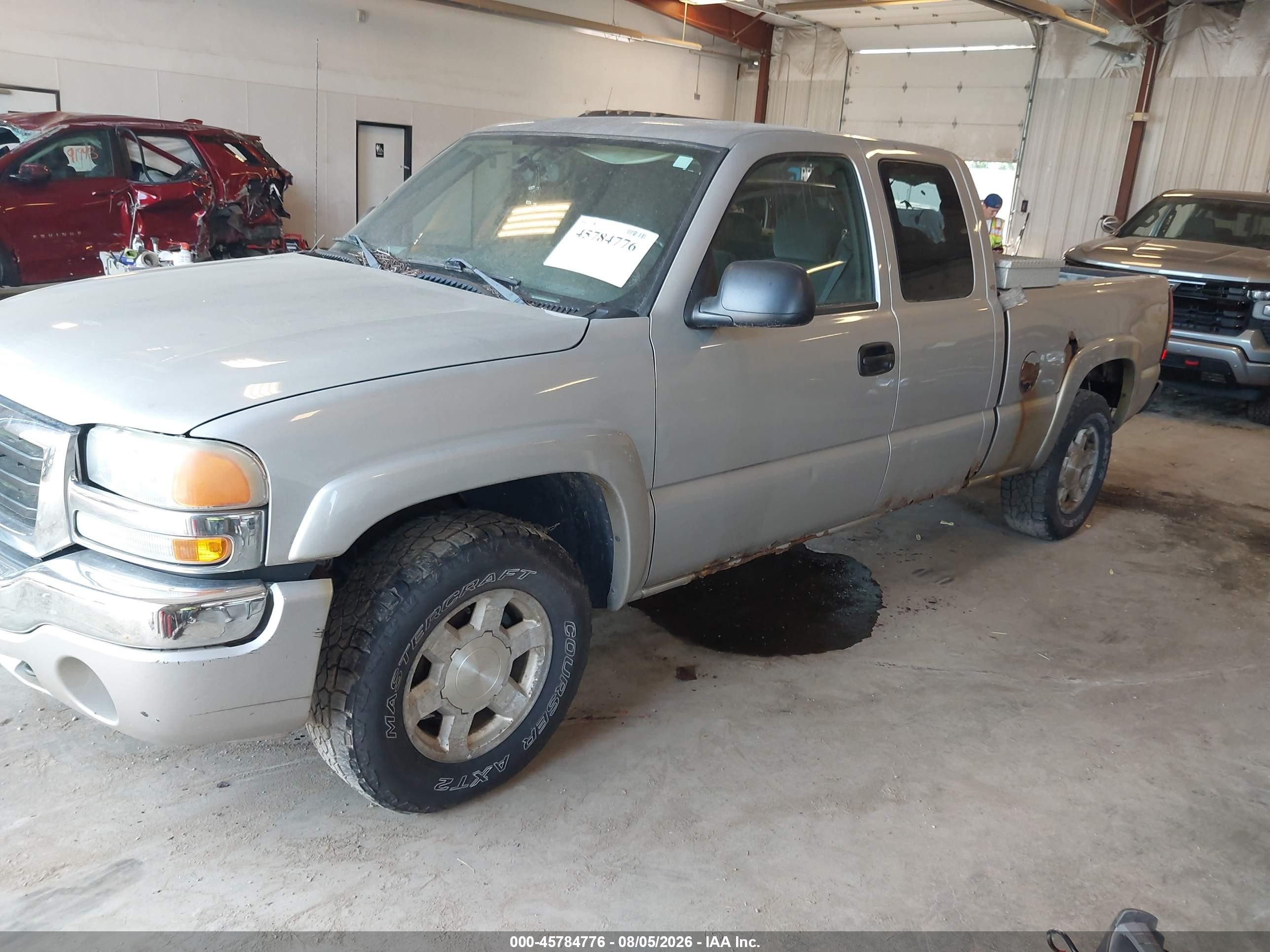 2004 Gmc Sierra 1500 Sle Pewter vin: 2GTEK19T241172690