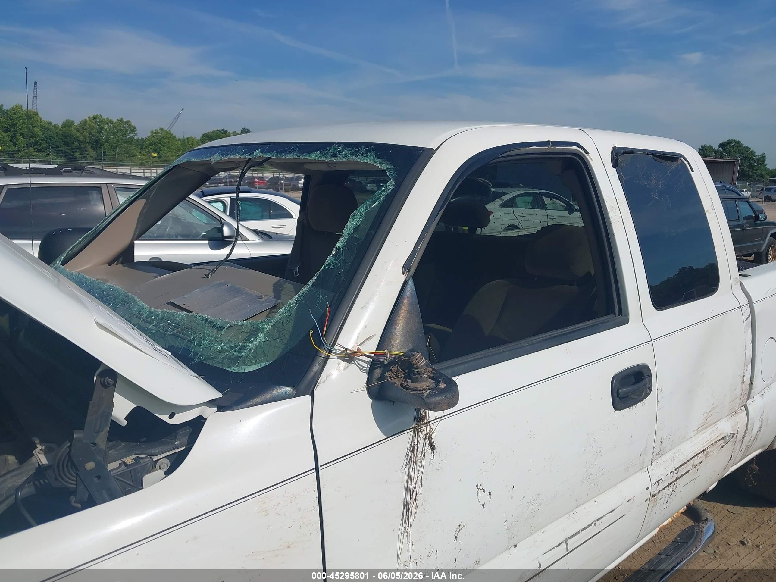 2004 Gmc Sierra 1500 Sle White vin: 2GTEK19T241199646