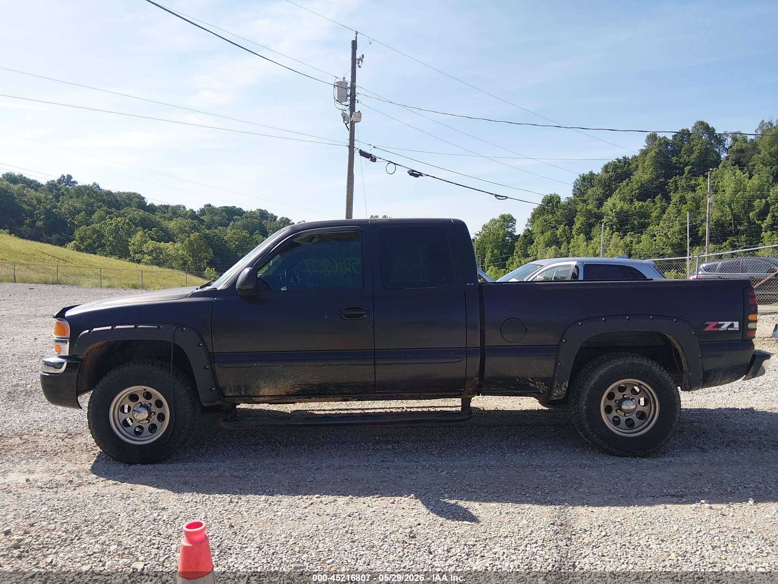 2004 Gmc Sierra 1500 Sle Black vin: 2GTEK19T241249185
