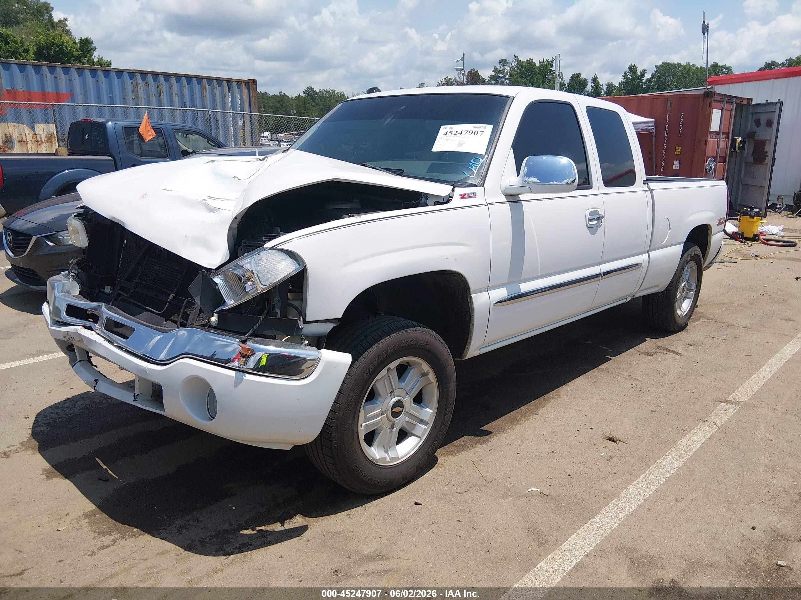 2004 Gmc Sierra 1500 Sle Белый vin: 2GTEK19T241380696