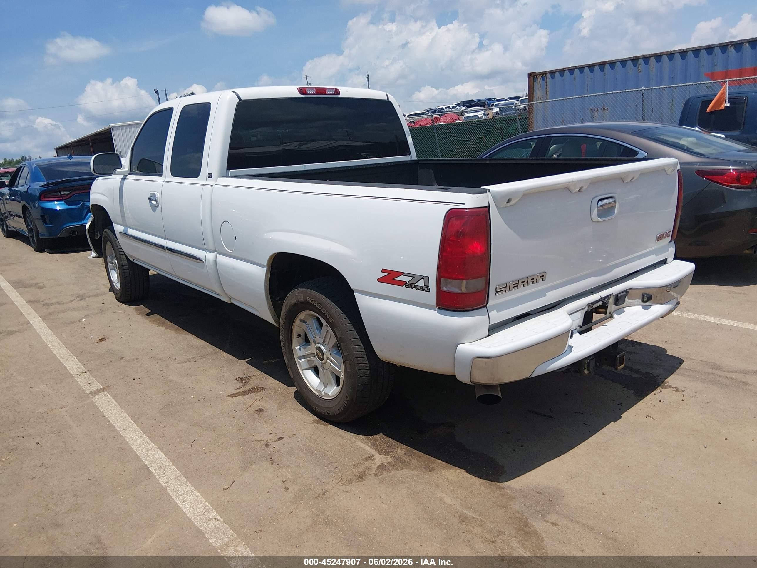 2004 Gmc Sierra 1500 Sle Белый vin: 2GTEK19T241380696
