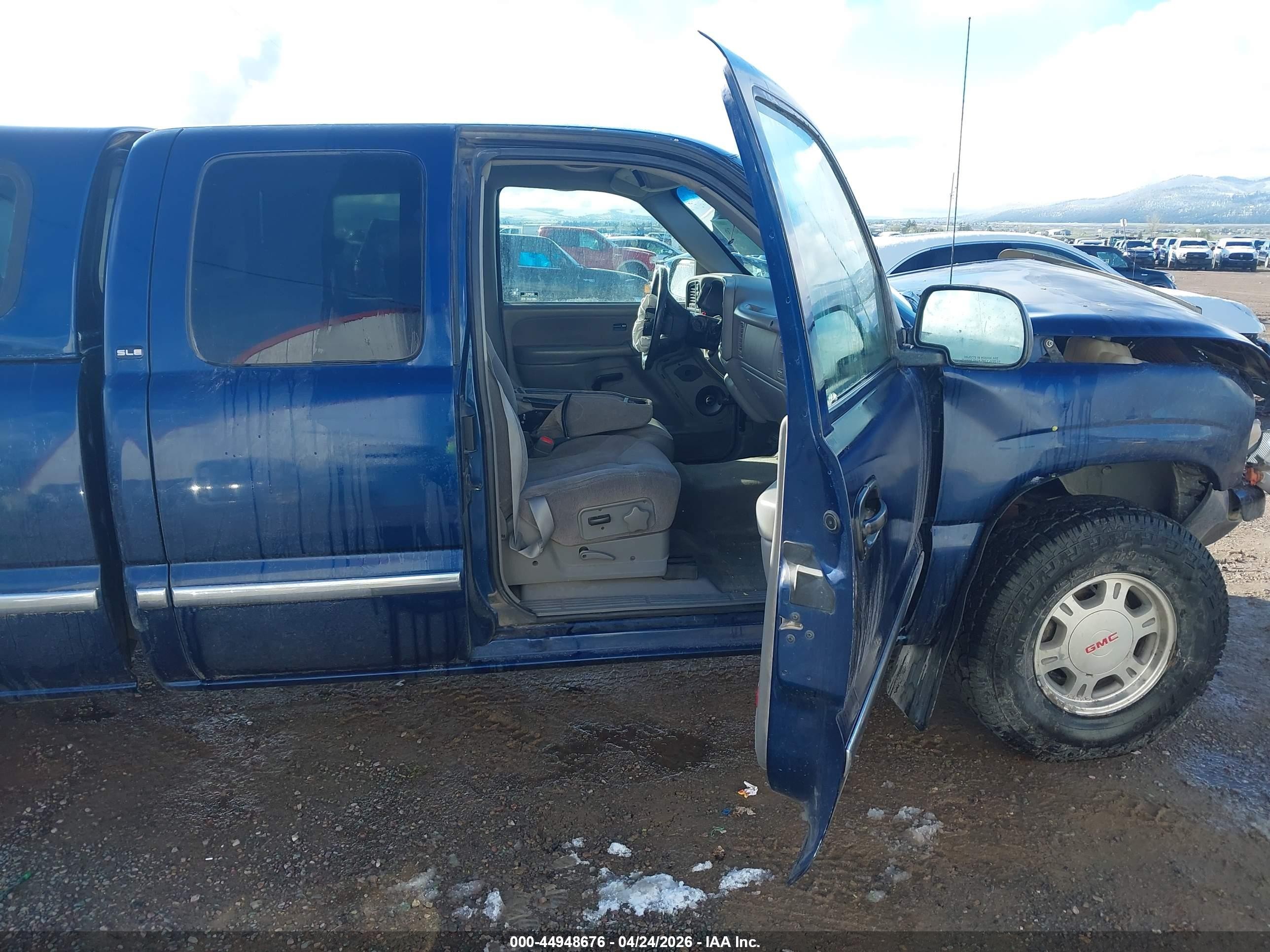1999 Gmc Sierra 1500 Sle Blue vin: 2GTEK19T2X1502493