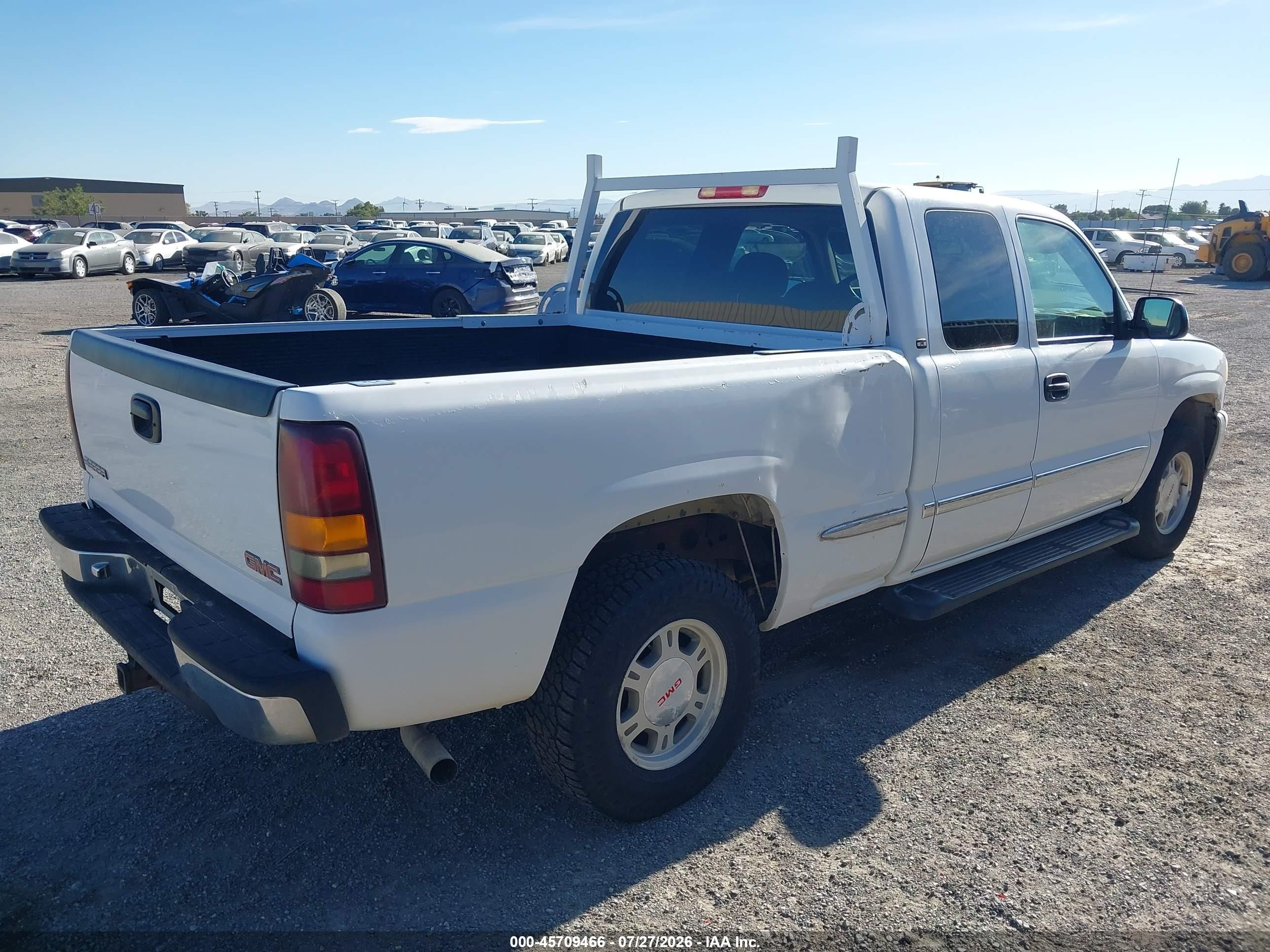 1999 Gmc New Sierra 1500 Sle White vin: 2GTEK19T2X1567523