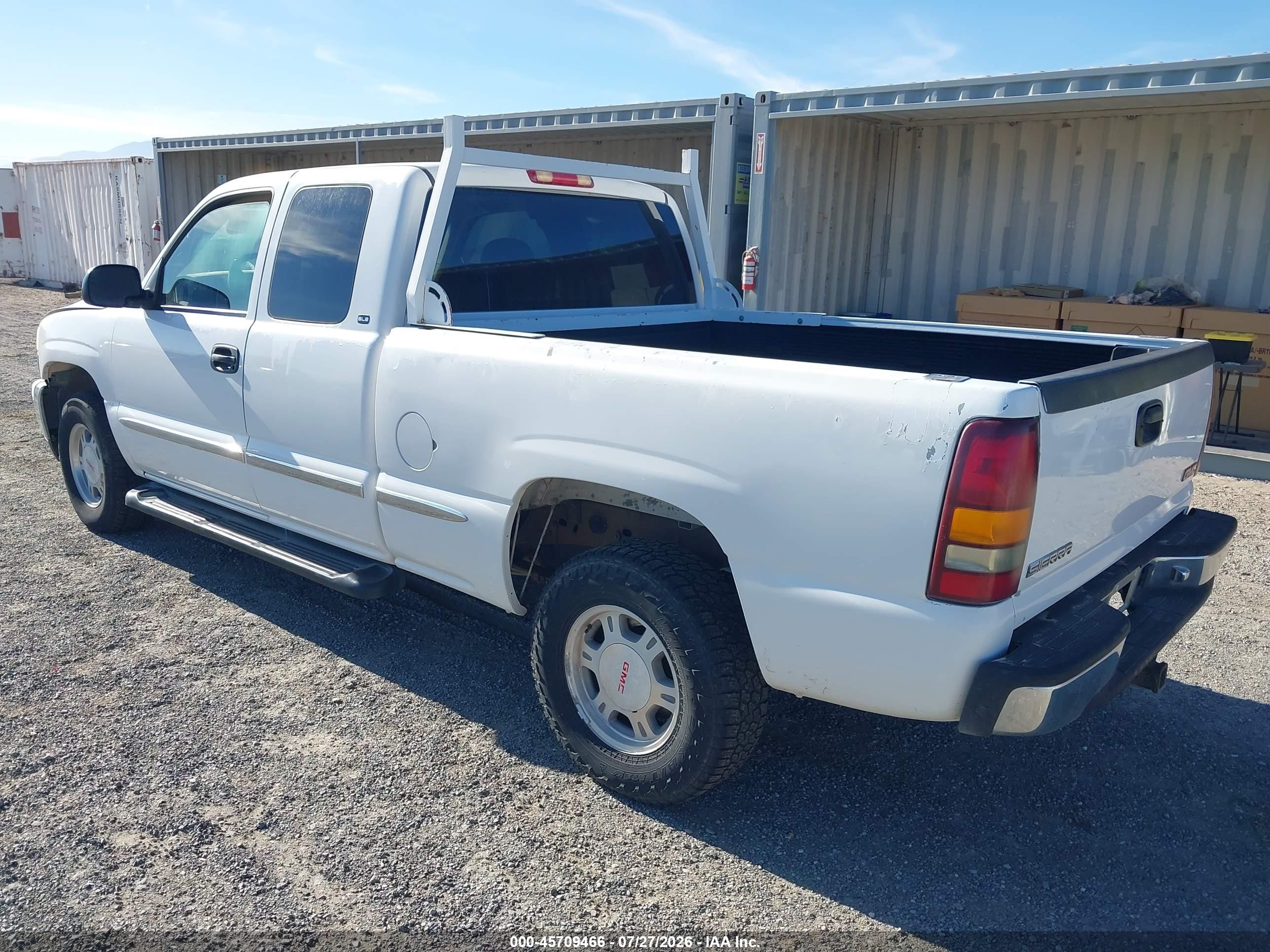 1999 Gmc New Sierra 1500 Sle White vin: 2GTEK19T2X1567523