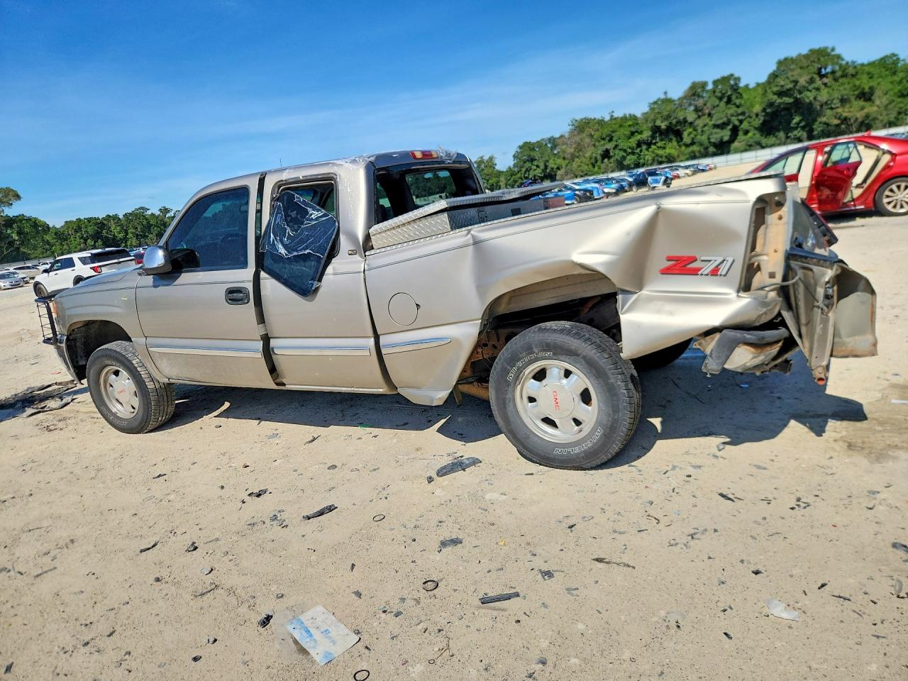 2000 Gmc New Sierra K1500 Gray vin: 2GTEK19T2Y1146354