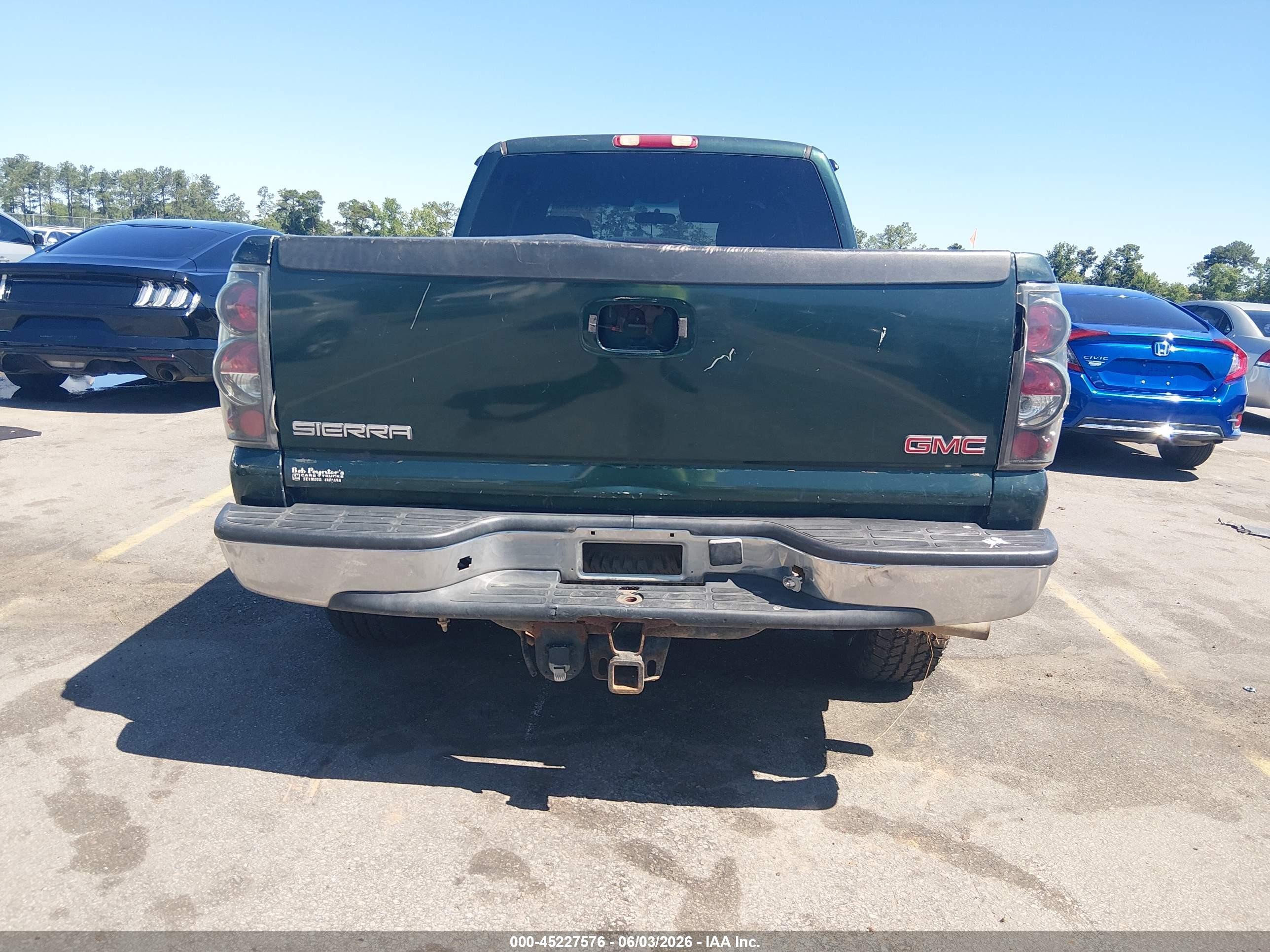 2001 Gmc Sierra 1500 Sl/sle Green vin: 2GTEK19T311315707
