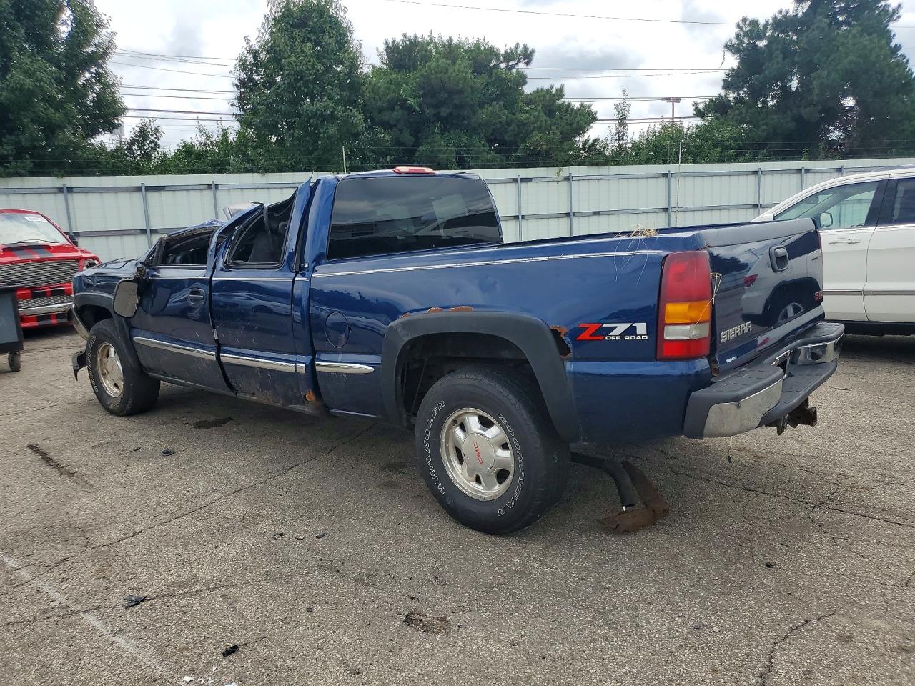 2002 Gmc New Sierra K1500 Синий vin: 2GTEK19T321273878