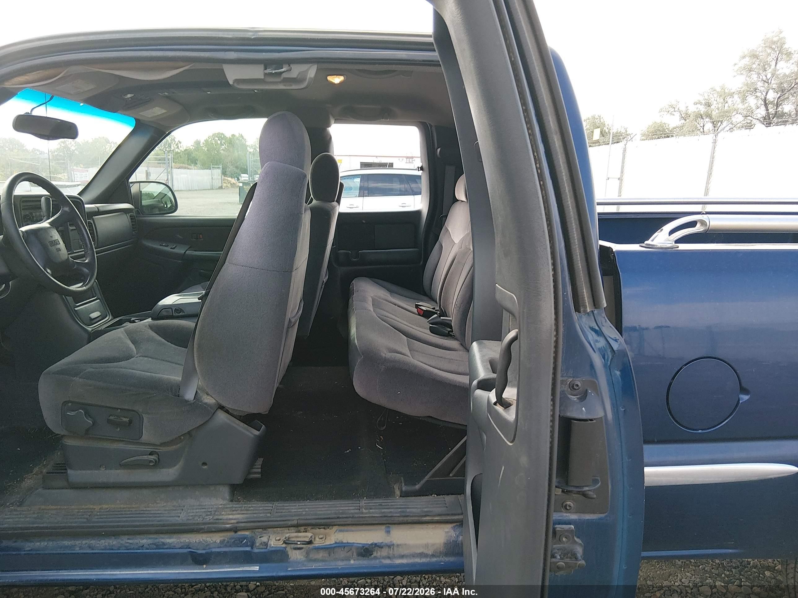 2002 Gmc Sierra 1500 Sle Dark Blue vin: 2GTEK19T421194686