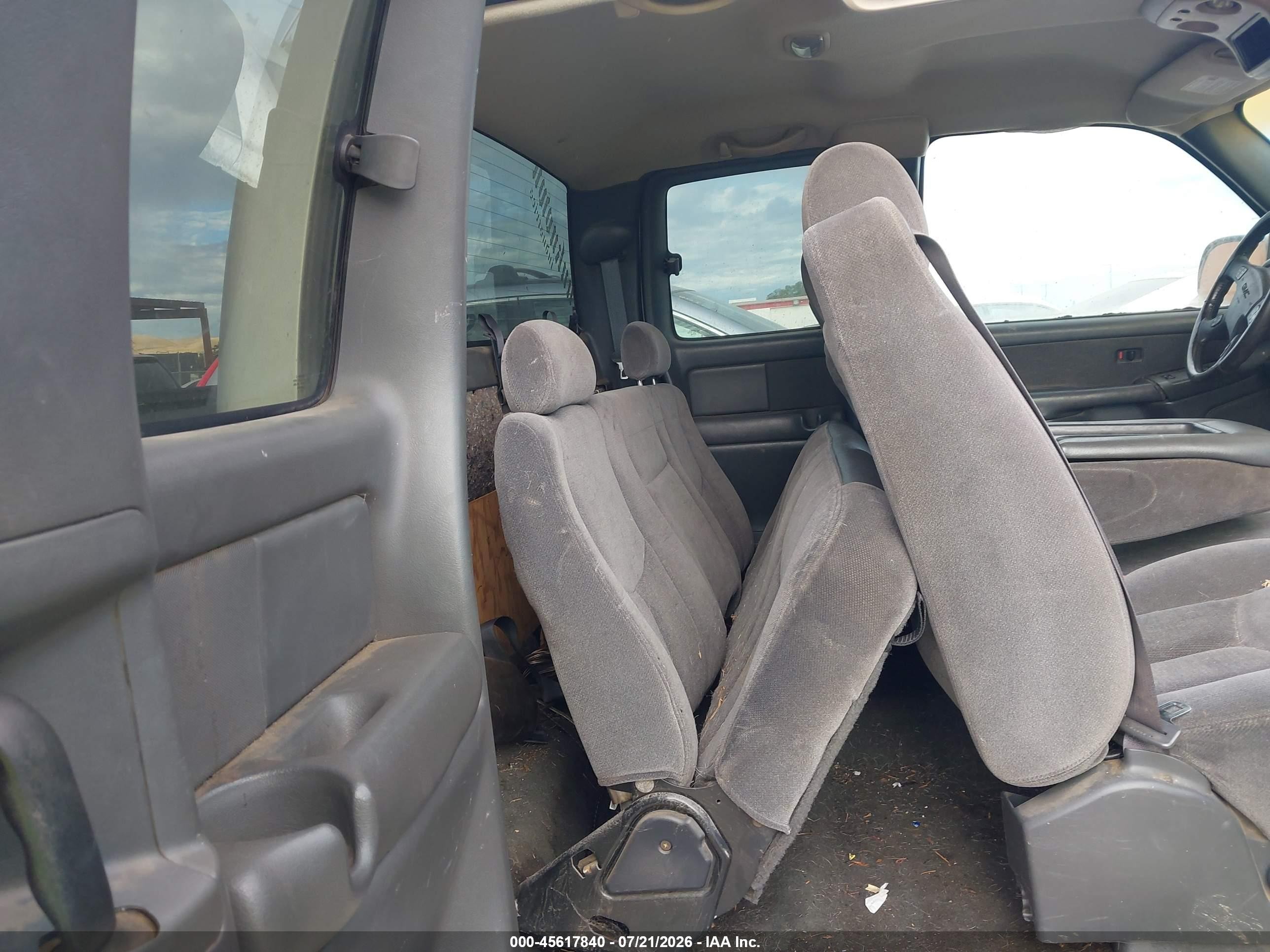 2003 Gmc Sierra 1500 Sle Gray vin: 2GTEK19T431264379
