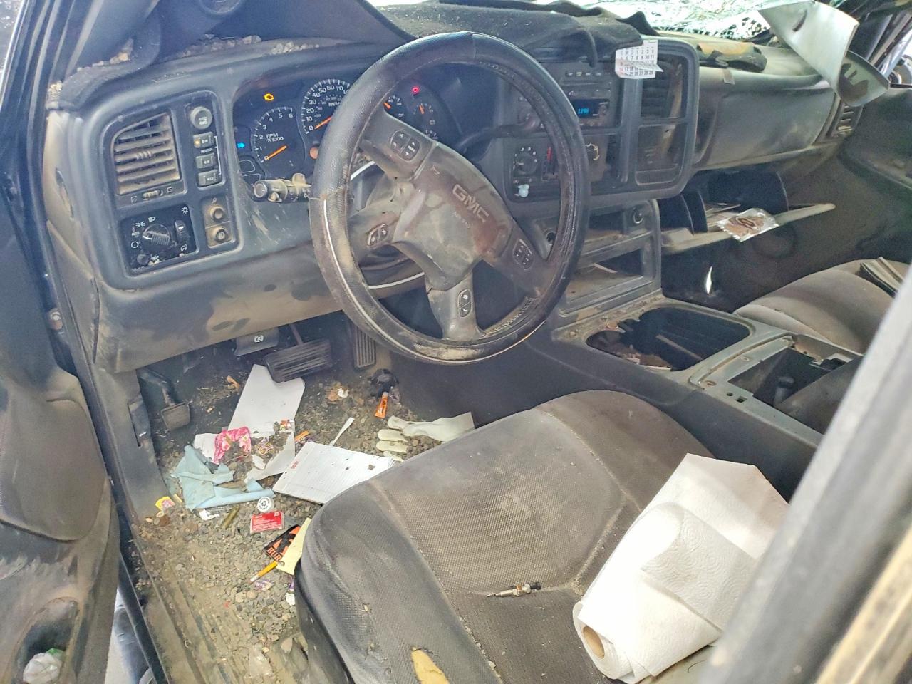 2004 Gmc New Sierra K1500 Черный vin: 2GTEK19T441266425