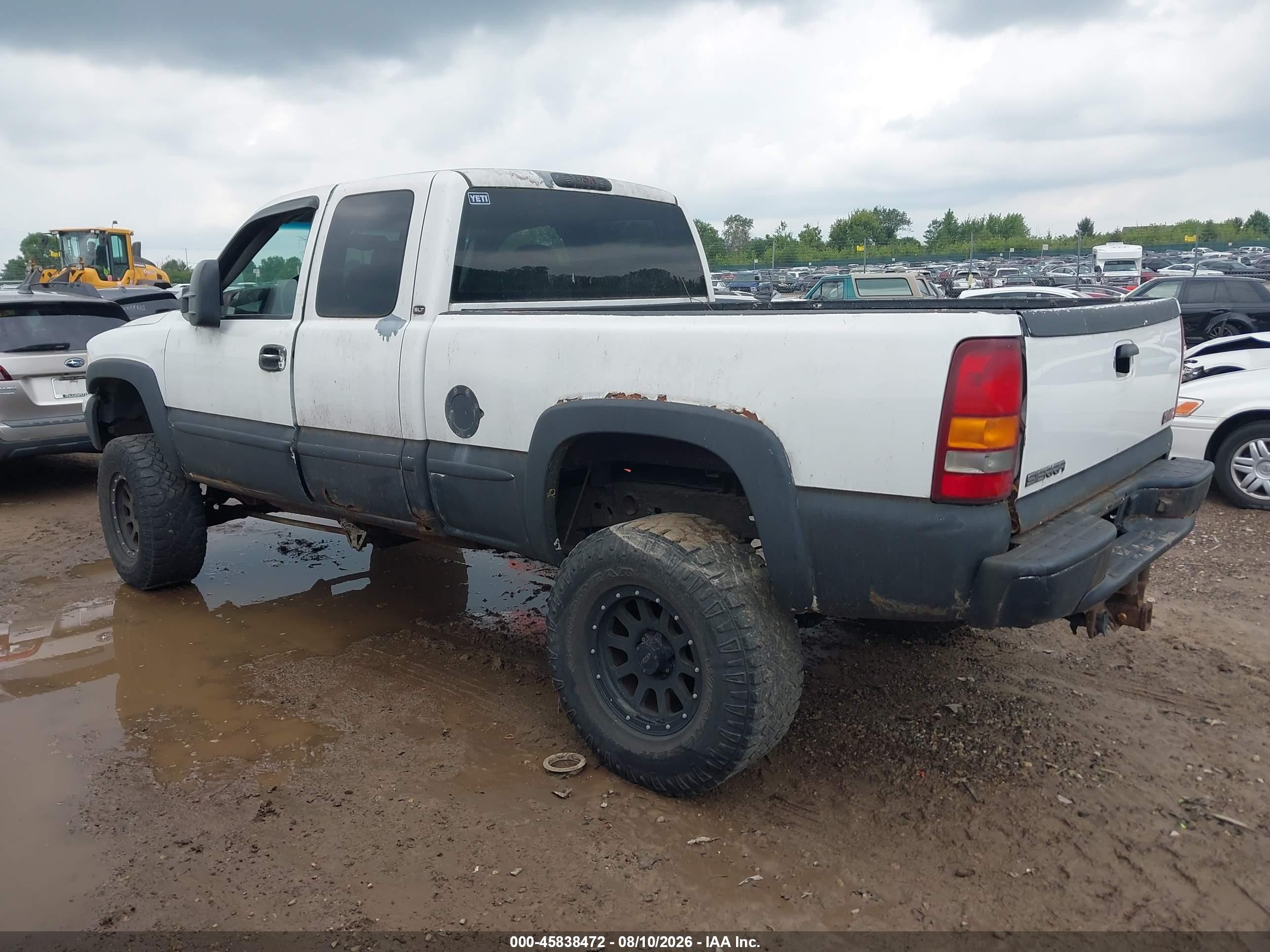 2000 Gmc Sierra 1500 Sle White vin: 2GTEK19T4Y1276040