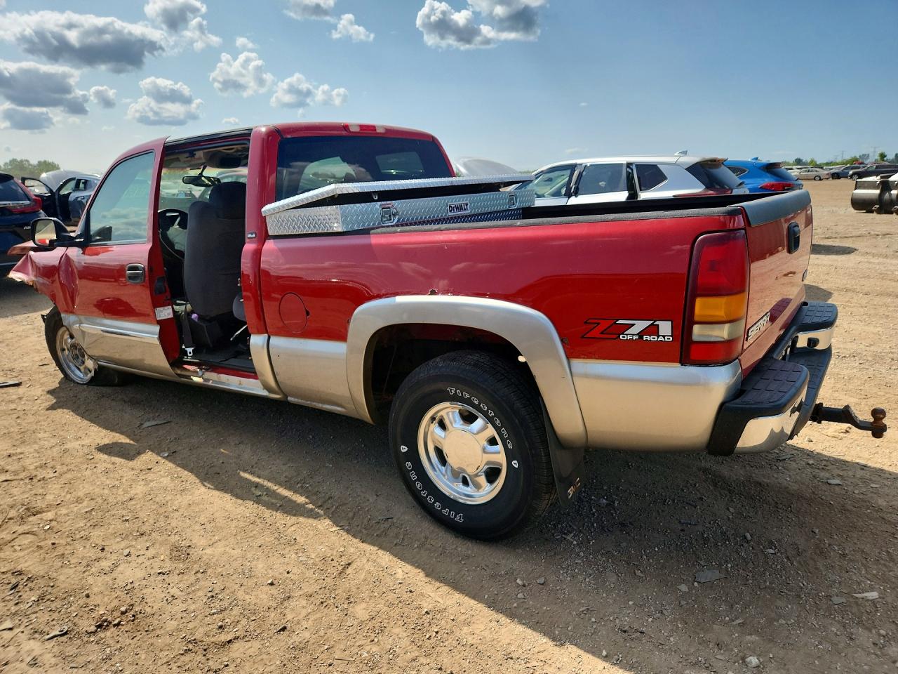 2003 Gmc New Sierra K1500 Red vin: 2GTEK19T531283300